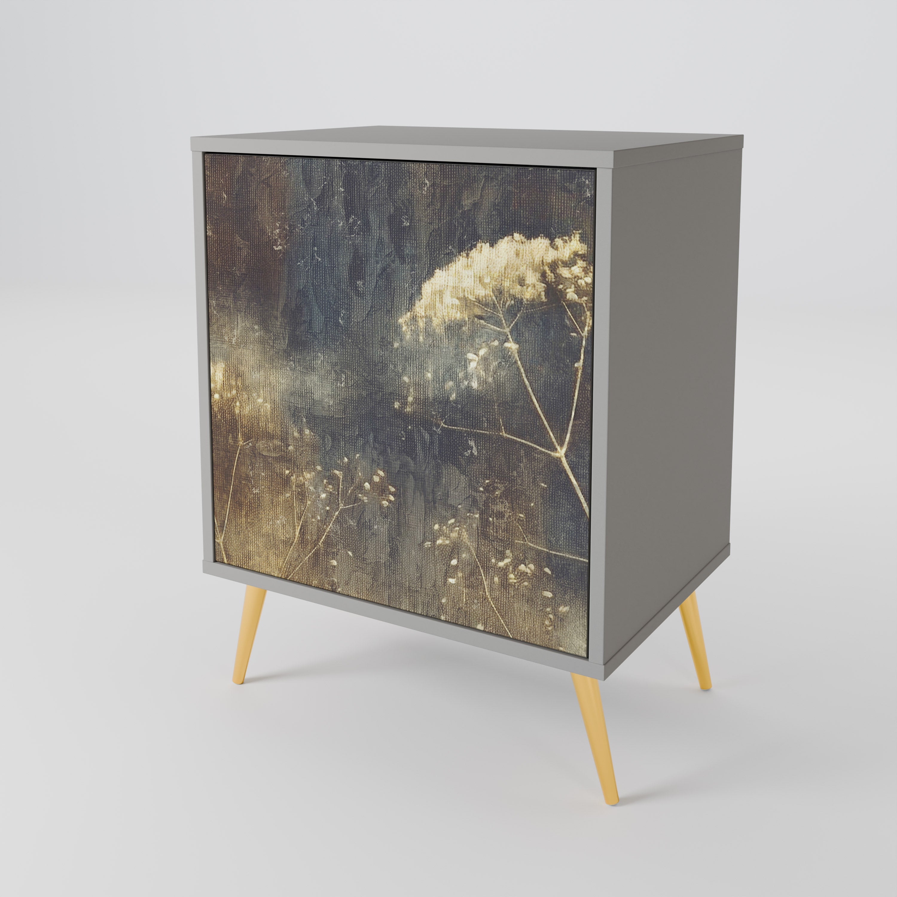 GENTLE POWER Sideboard mit 1 Tür in Grau