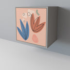 PASTEL DESTINY Sideboard mit 1 Tür in Grau