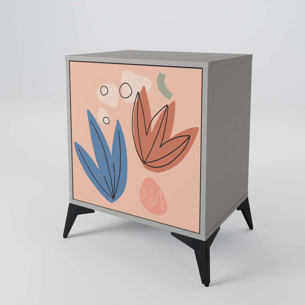 PASTEL DESTINY Sideboard mit 1 Tür in Grau