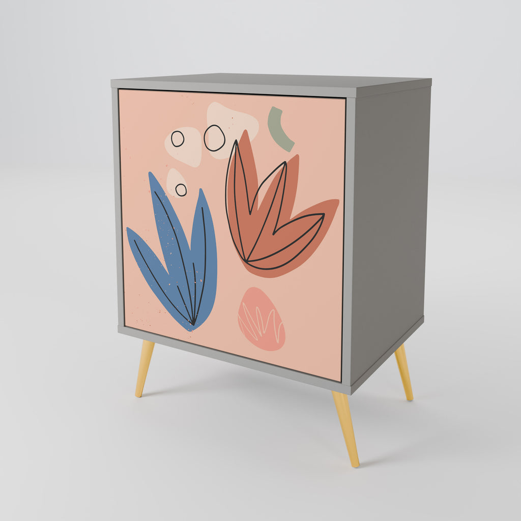 PASTEL DESTINY Sideboard mit 1 Tür in Grau