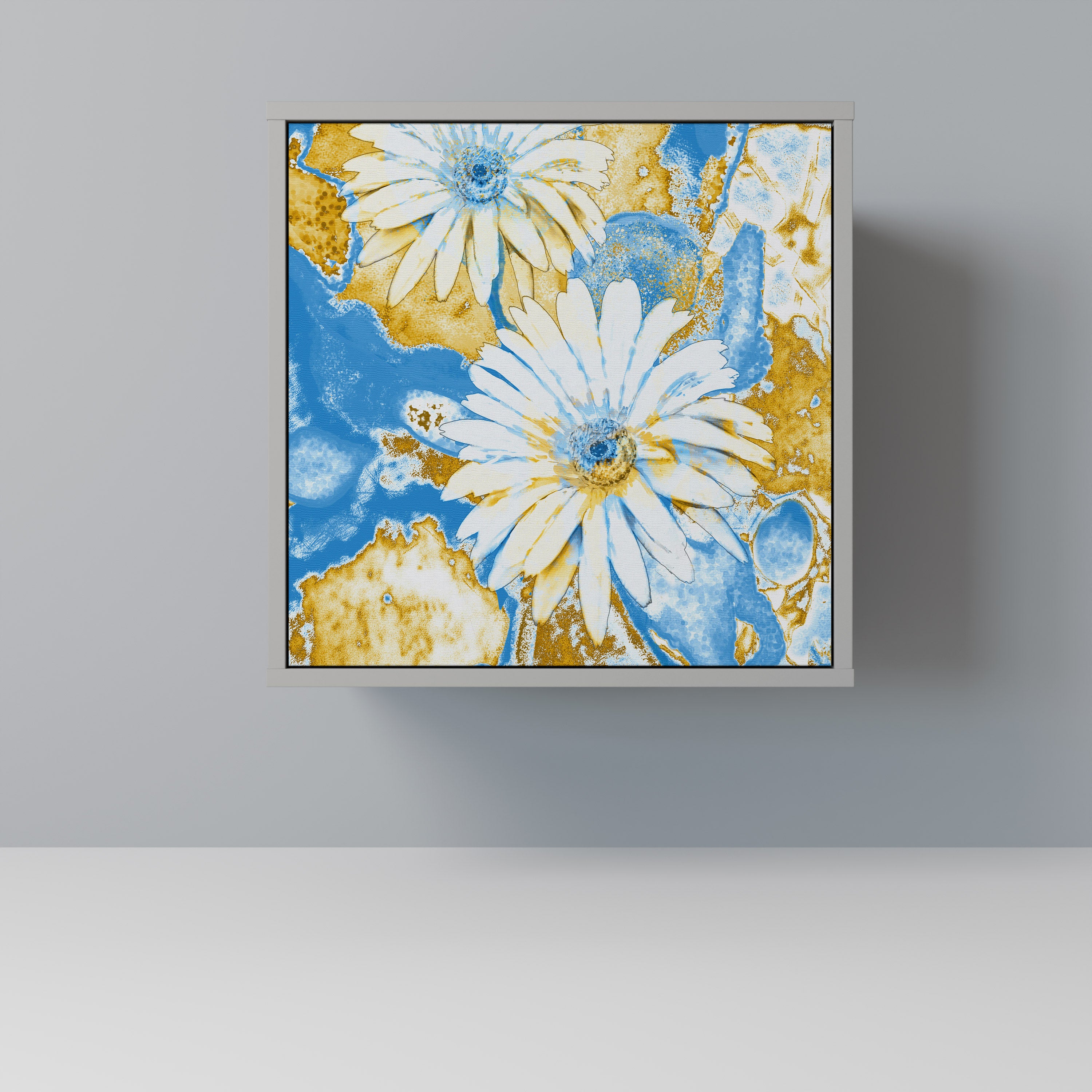 DAISY LUXE Sideboard mit 1 Tür in Grau