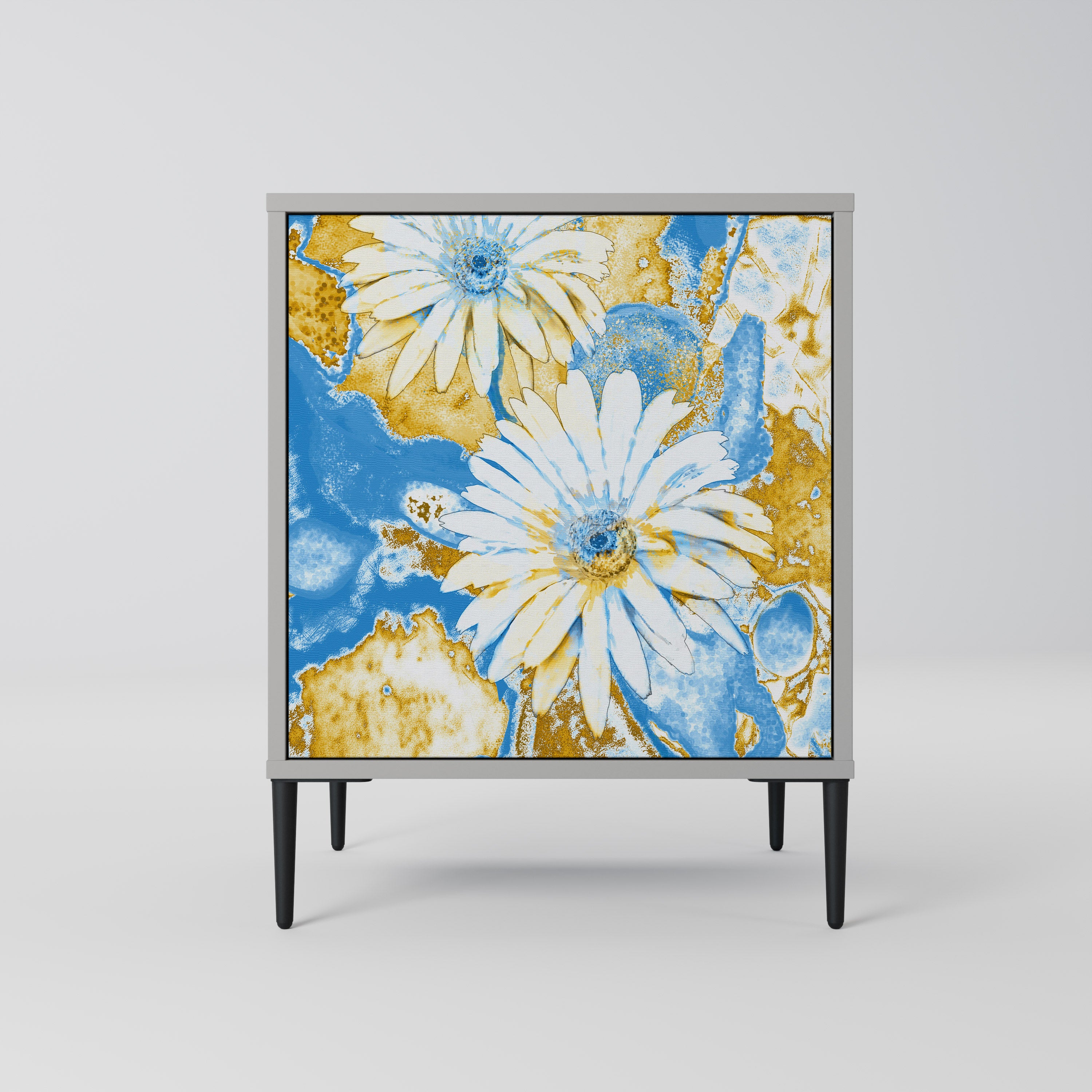 DAISY LUXE Sideboard mit 1 Tür in Grau