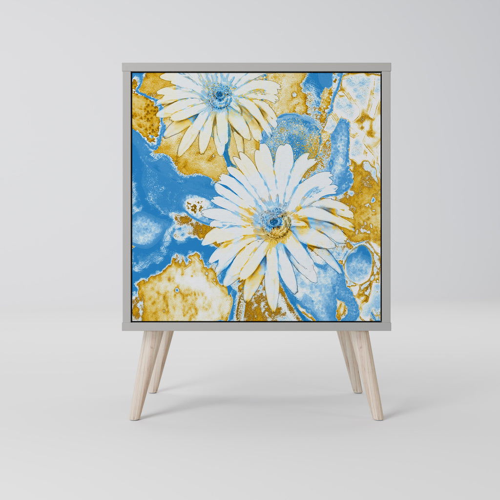 DAISY LUXE Sideboard mit 1 Tür in Grau