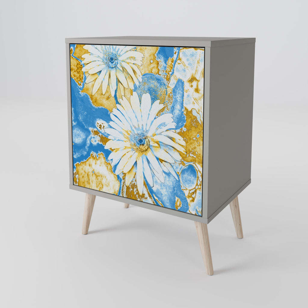 DAISY LUXE Sideboard mit 1 Tür in Grau