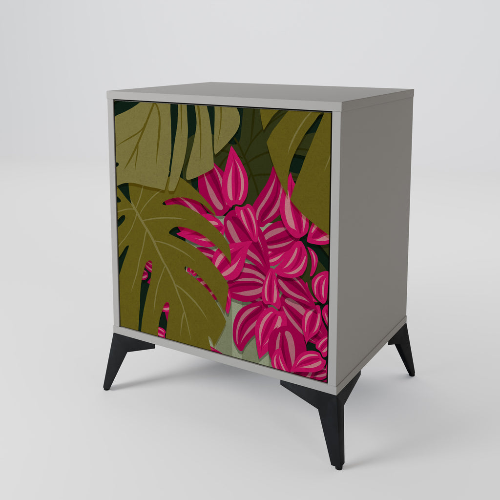 TROPICAL BEAUTY Sideboard mit 1 Tür in Grau