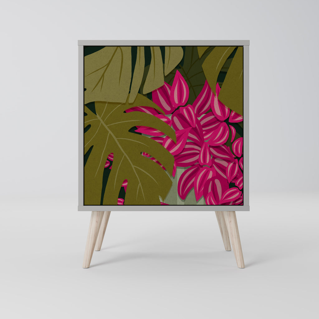 TROPICAL BEAUTY Sideboard mit 1 Tür in Grau