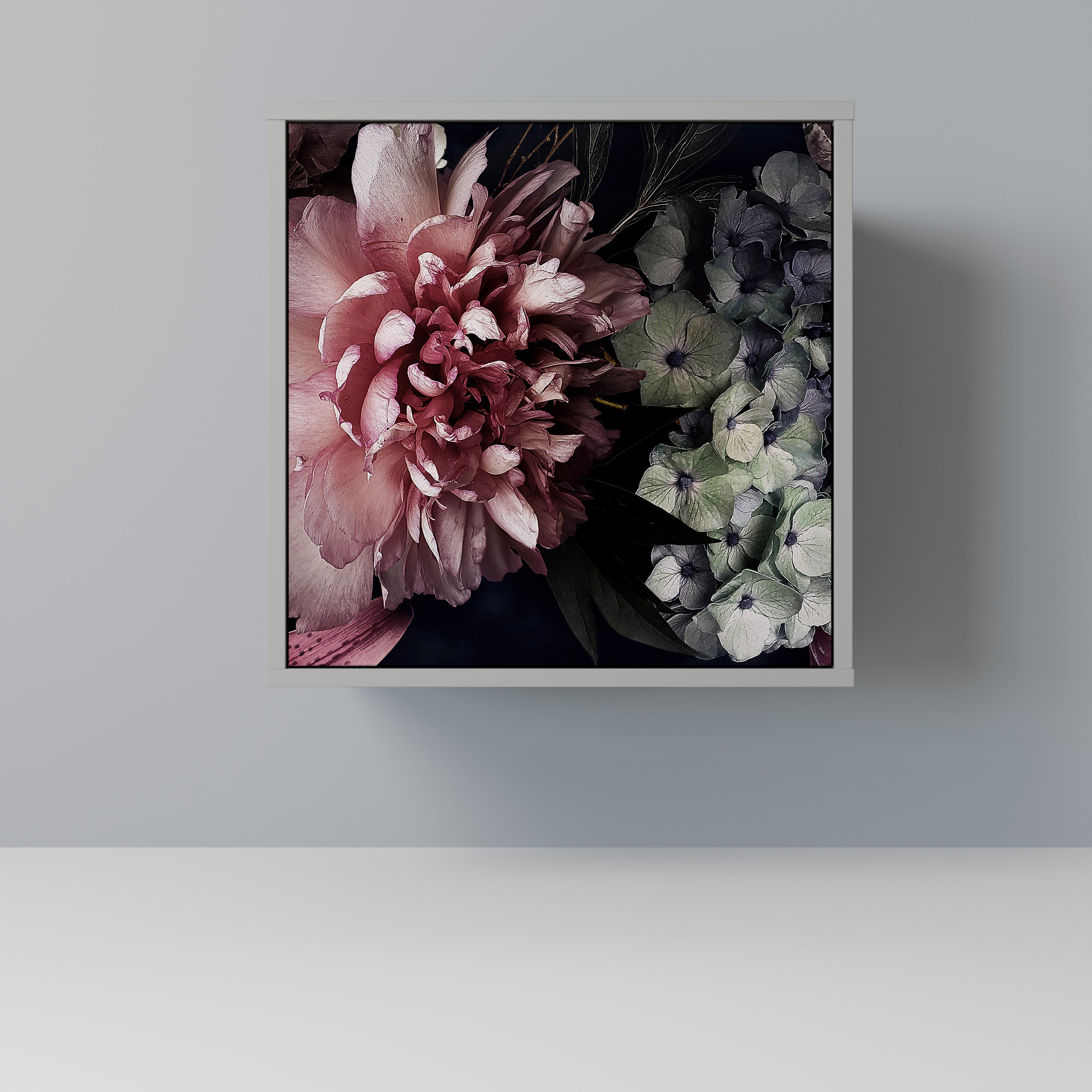 PURE BLOSSOM Sideboard mit 1 Tür in Grau