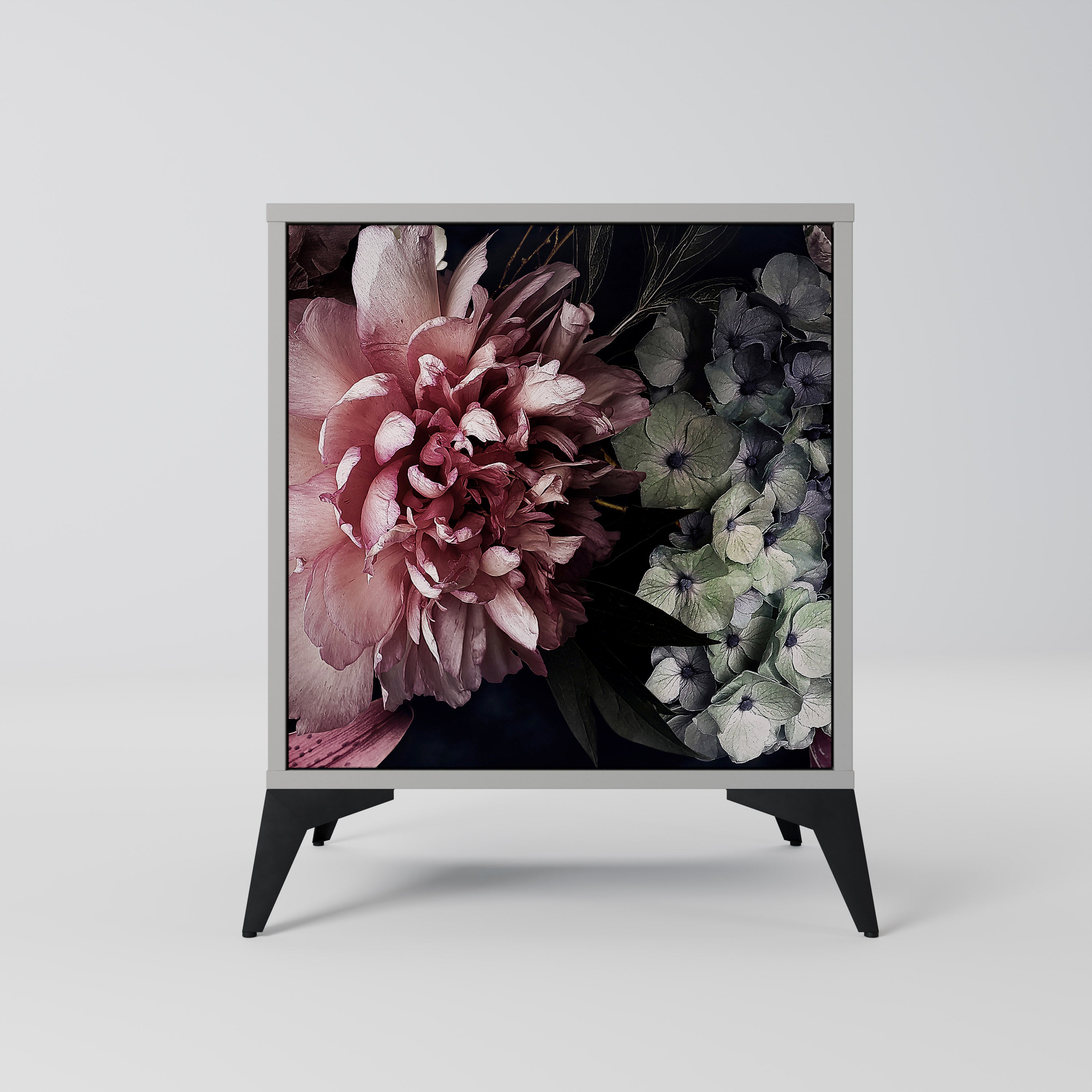 PURE BLOSSOM Sideboard mit 1 Tür in Grau