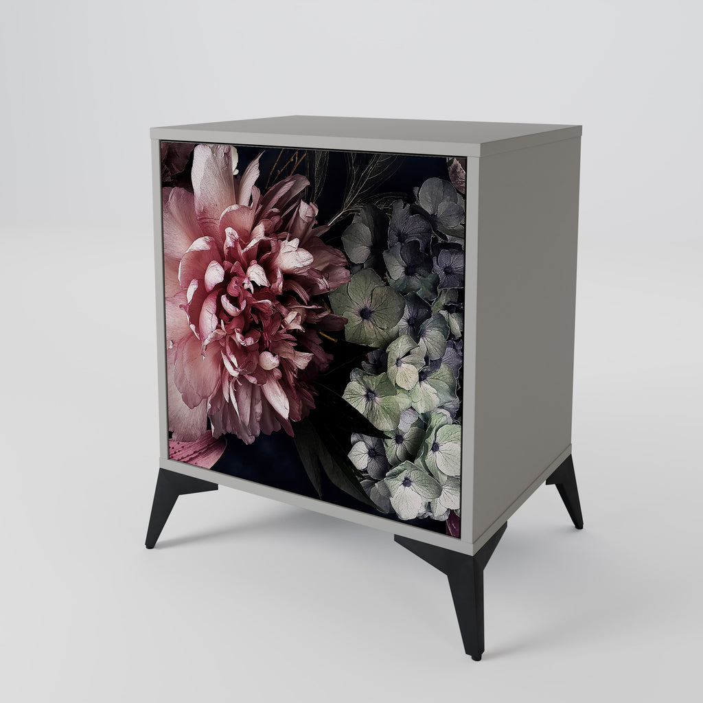 PURE BLOSSOM Sideboard mit 1 Tür in Grau