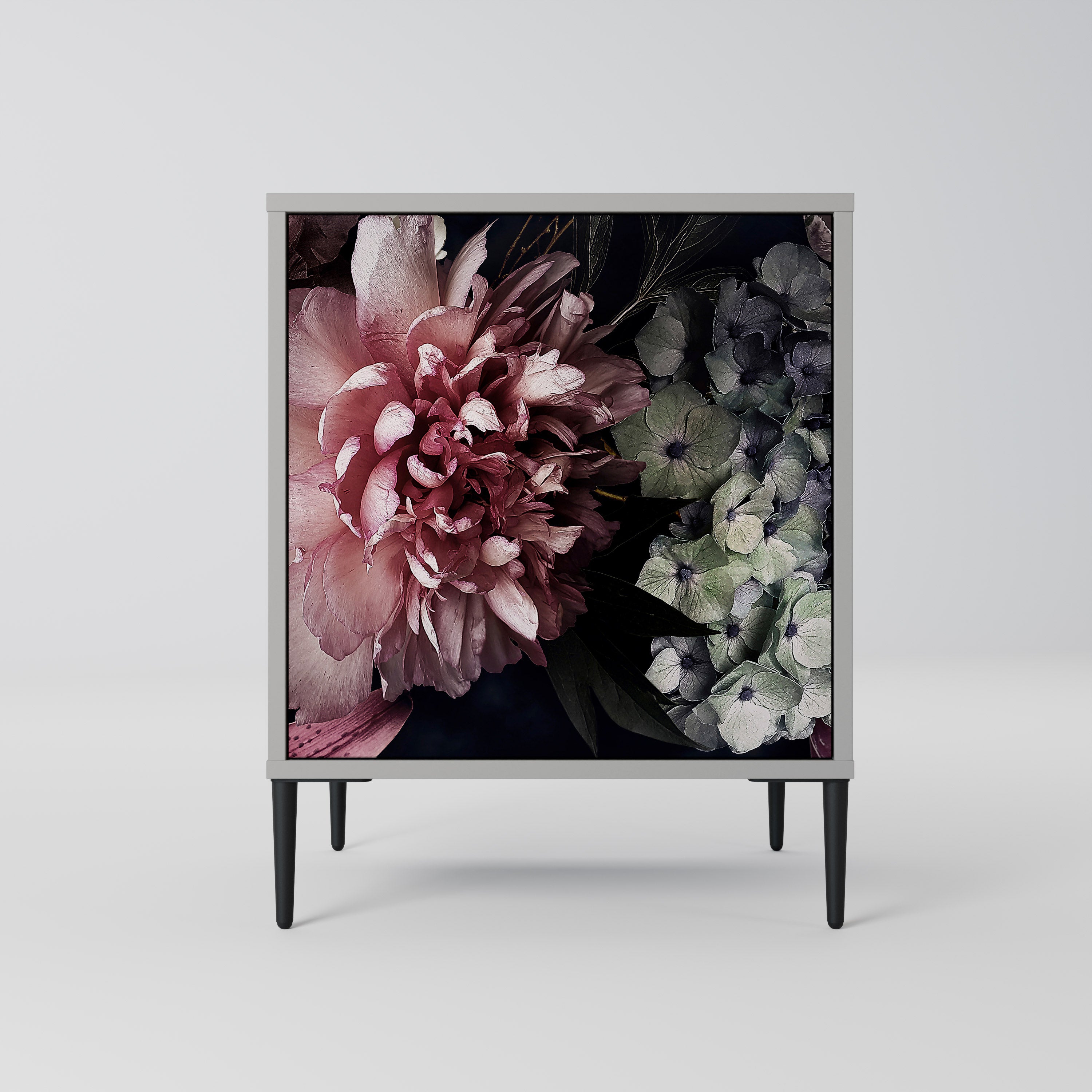 PURE BLOSSOM Sideboard mit 1 Tür in Grau