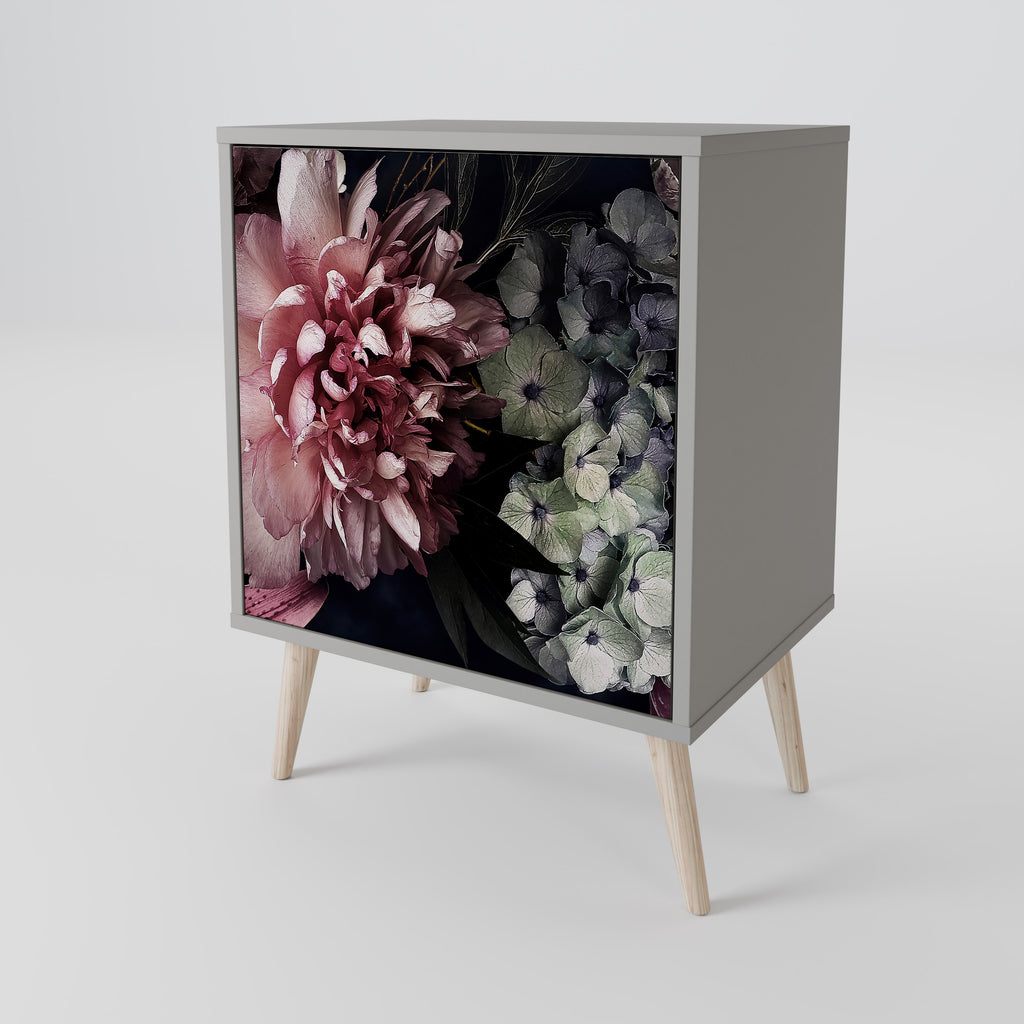 PURE BLOSSOM Sideboard mit 1 Tür in Grau