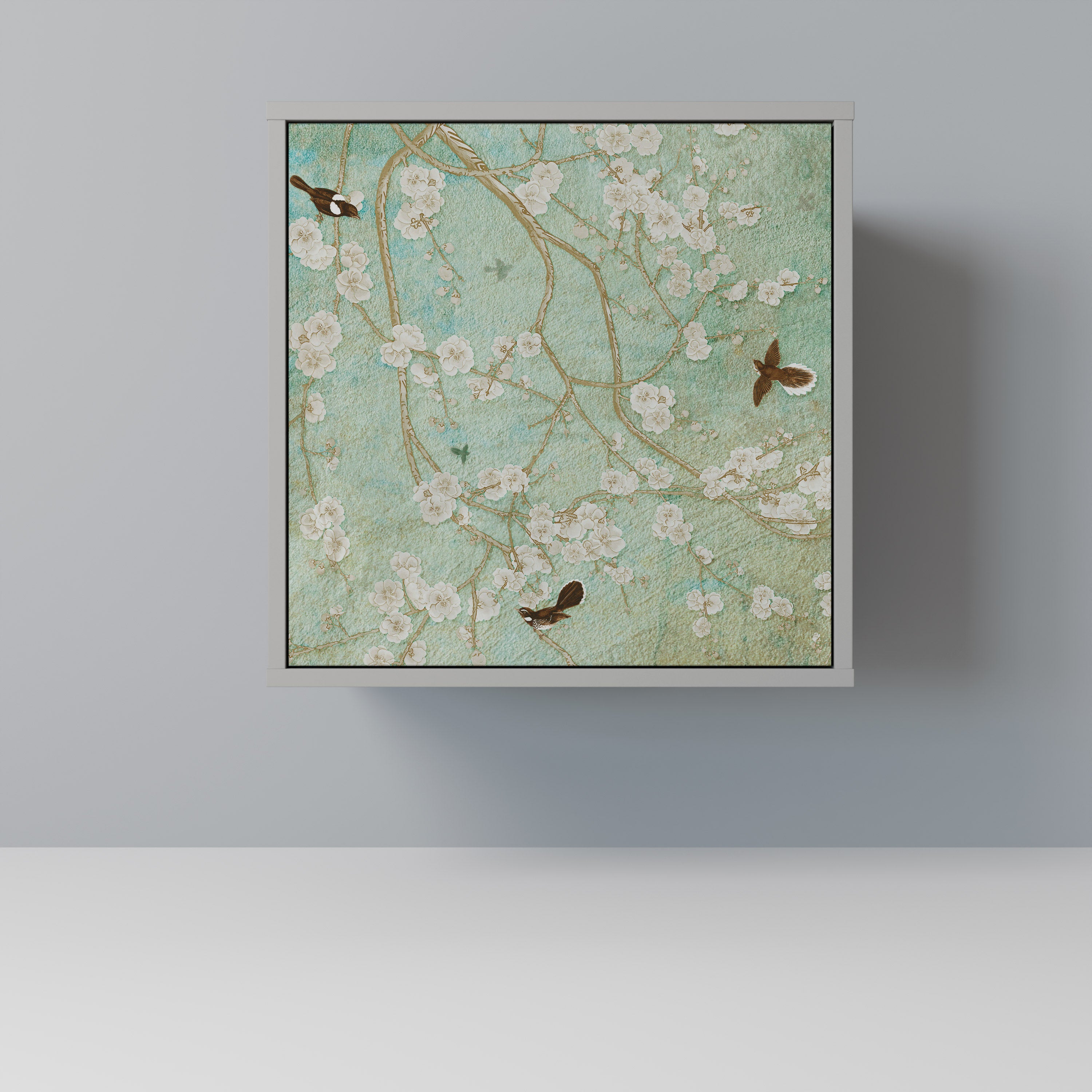 BLOOMING CHARM Sideboard mit 1 Tür in Grau