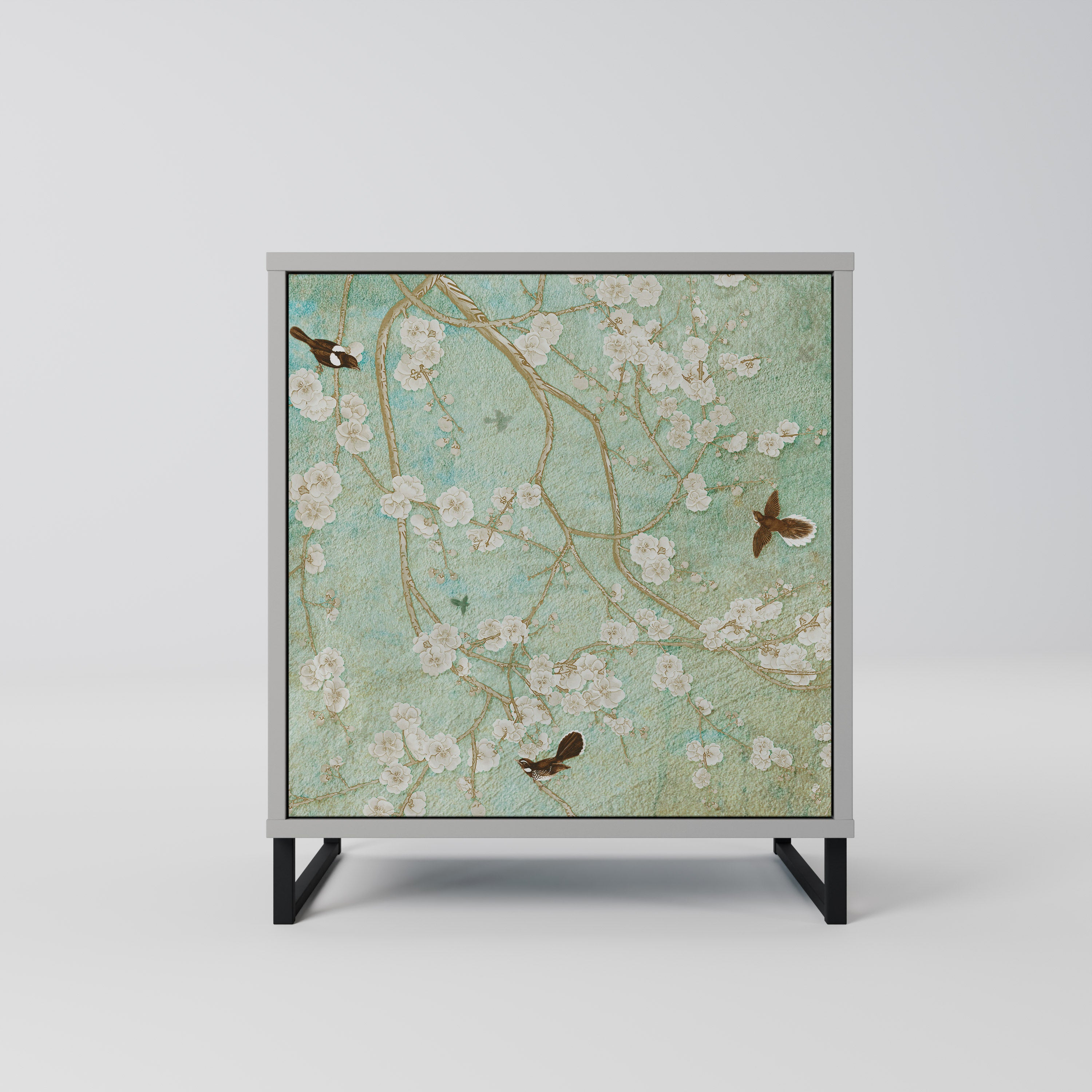 BLOOMING CHARM Sideboard mit 1 Tür in Grau