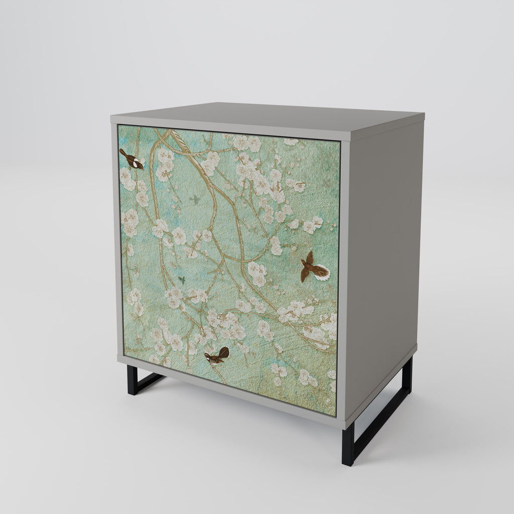 BLOOMING CHARM Sideboard mit 1 Tür in Grau