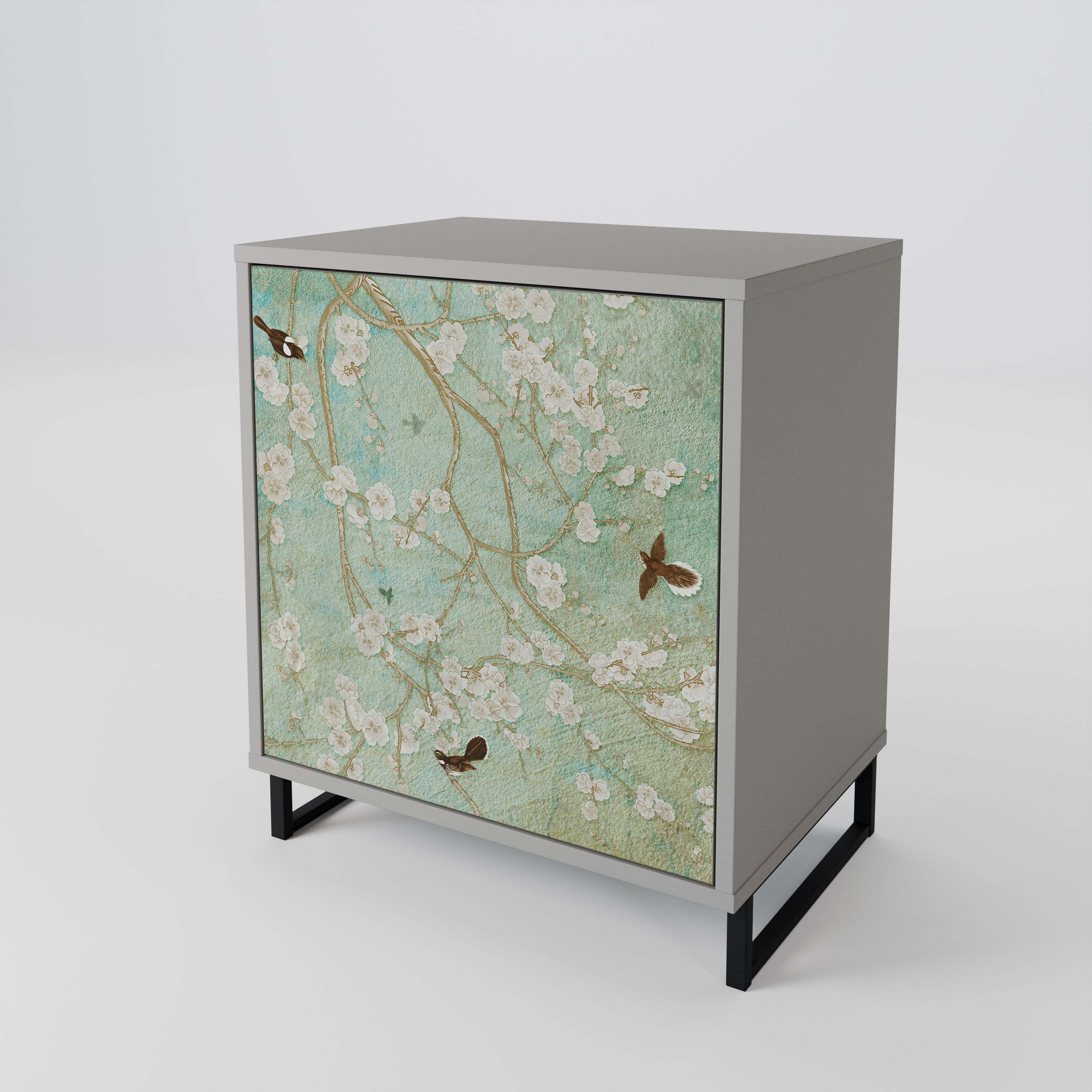 BLOOMING CHARM Sideboard mit 1 Tür in Grau