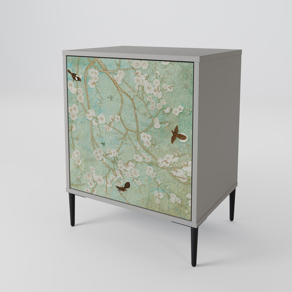 BLOOMING CHARM Sideboard mit 1 Tür in Grau