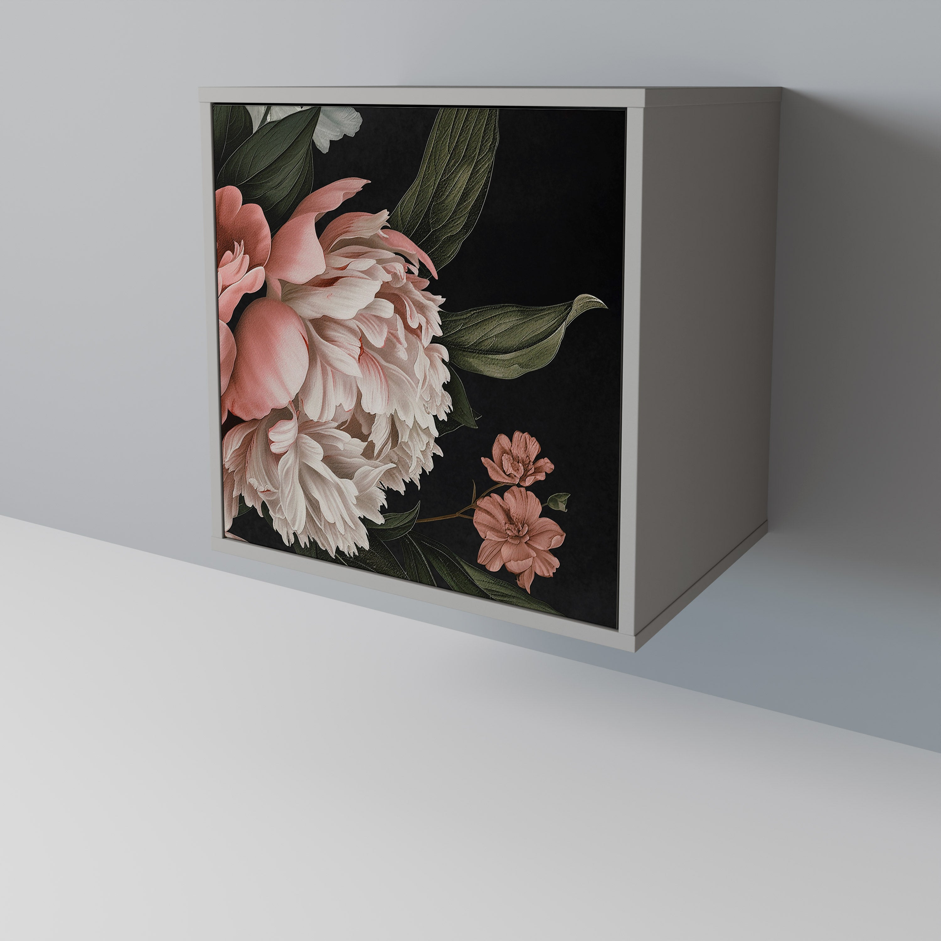 LUSH ELEGANCE Sideboard mit 1 Tür in Grau