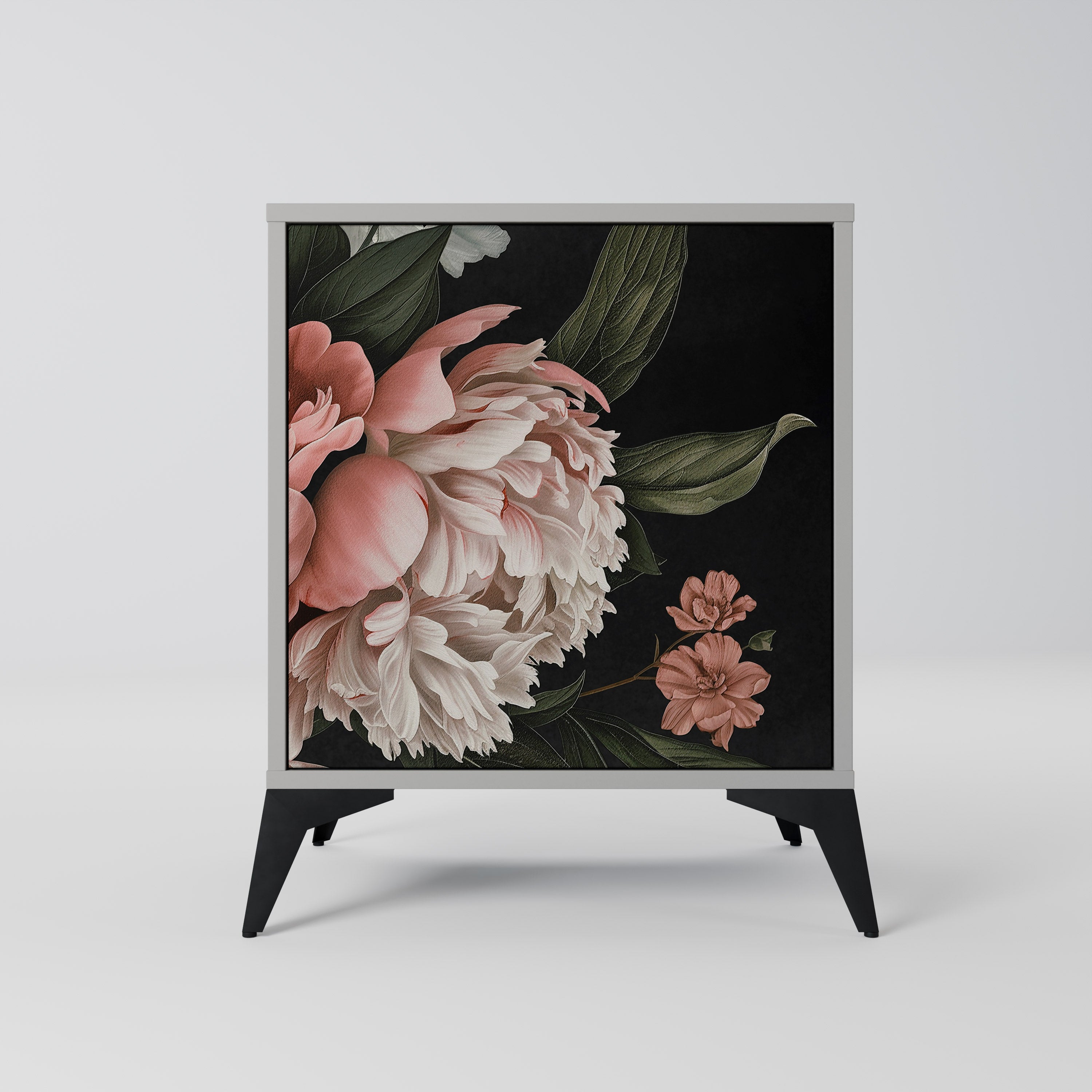 LUSH ELEGANCE Sideboard mit 1 Tür in Grau