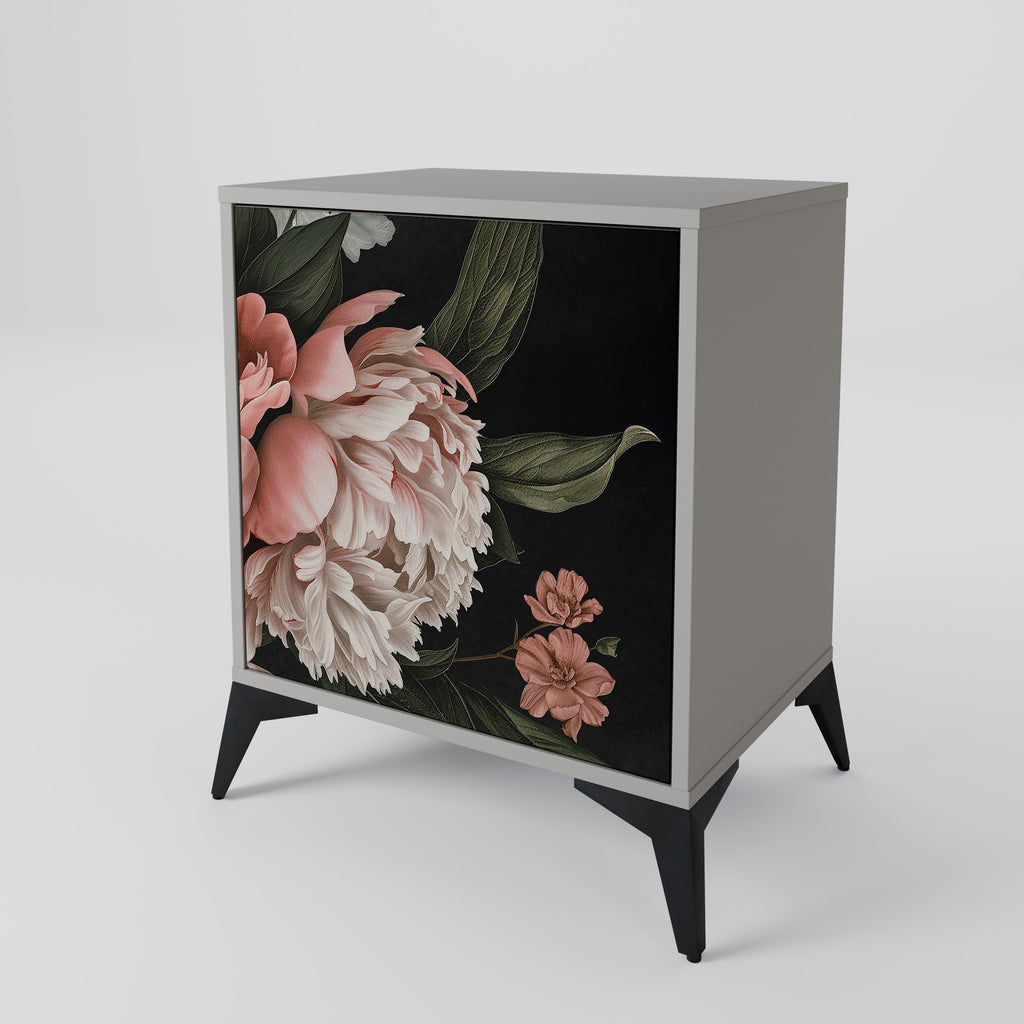 LUSH ELEGANCE Sideboard mit 1 Tür in Grau