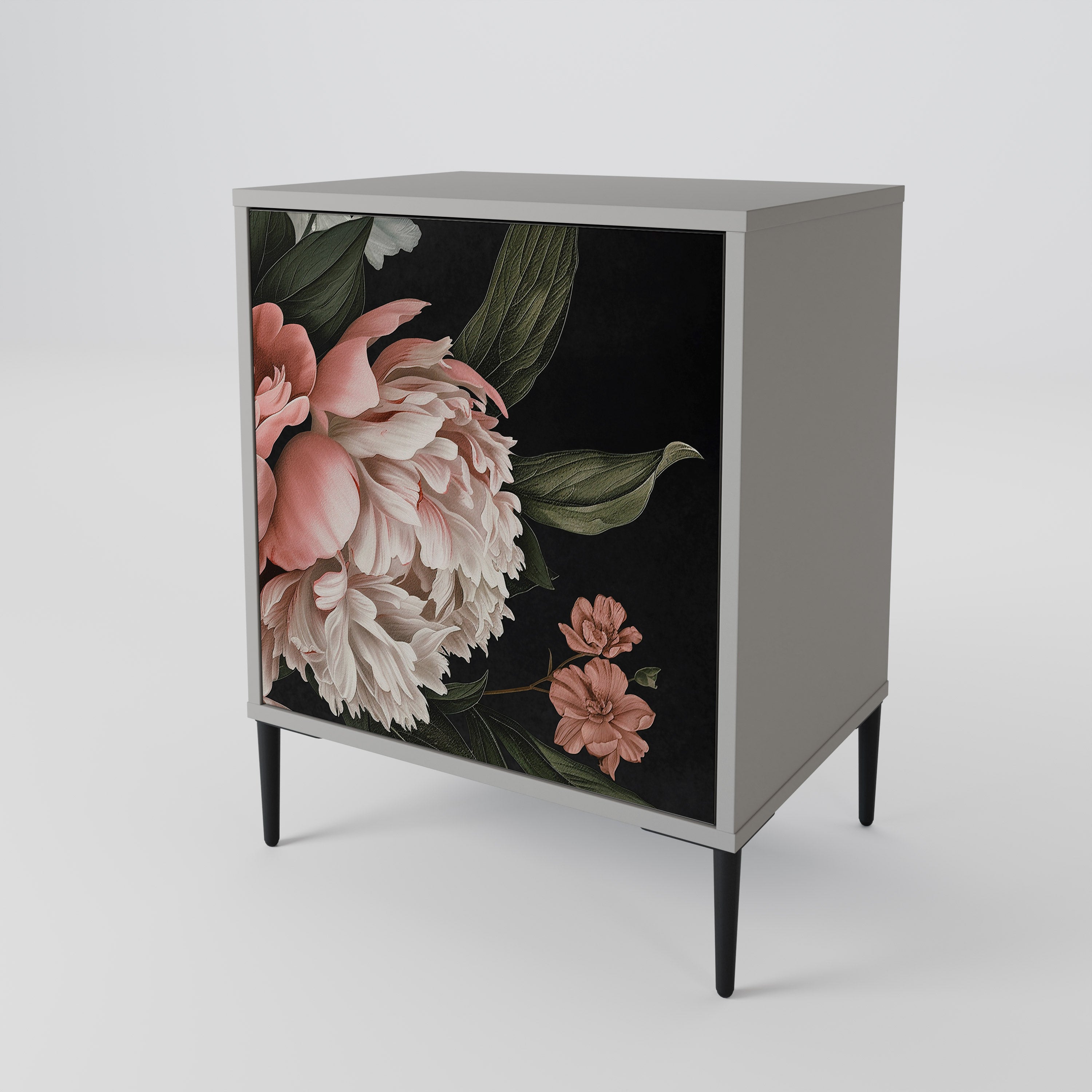LUSH ELEGANCE Sideboard mit 1 Tür in Grau