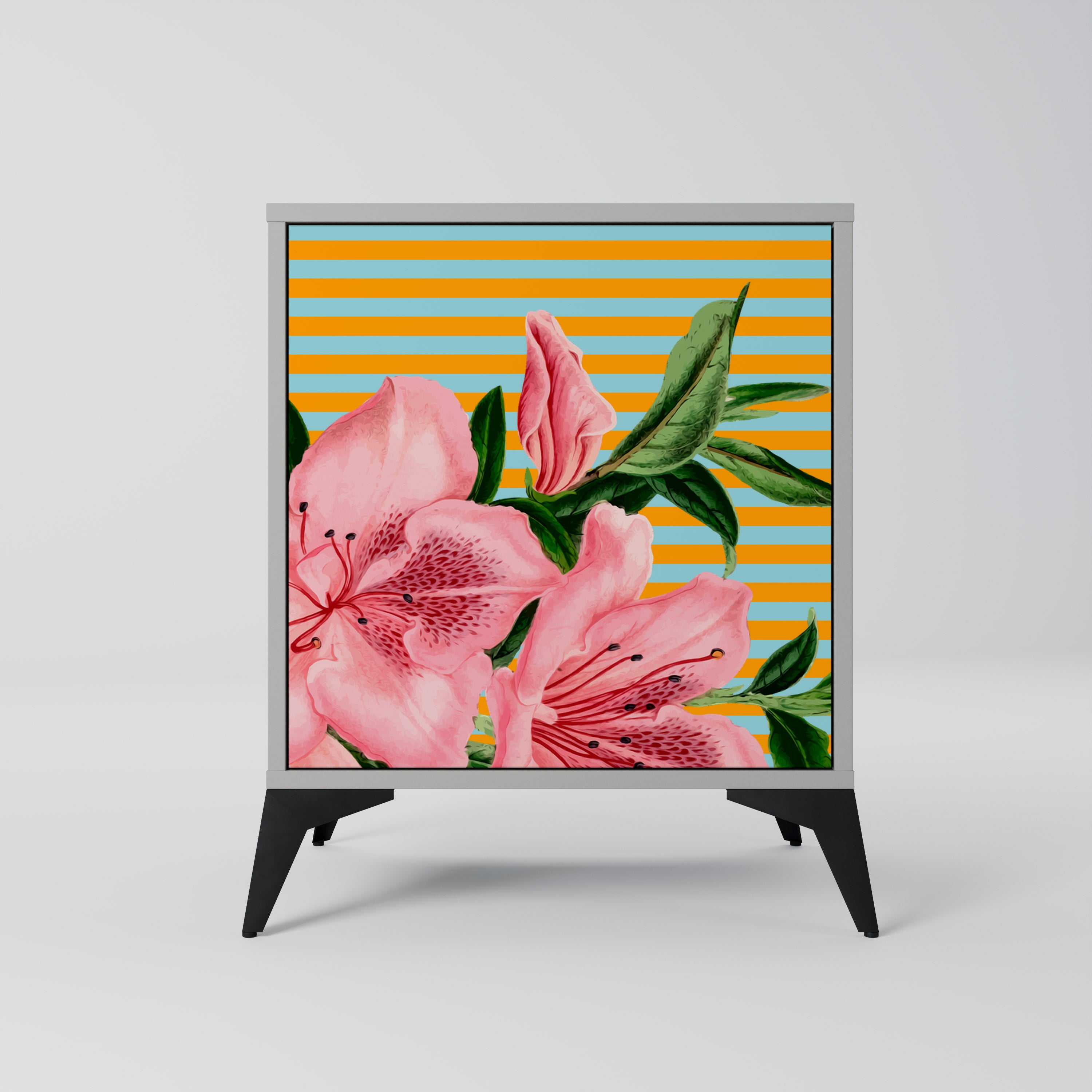 FRAGILE BEAUTY Sideboard mit 1 Tür in Grau