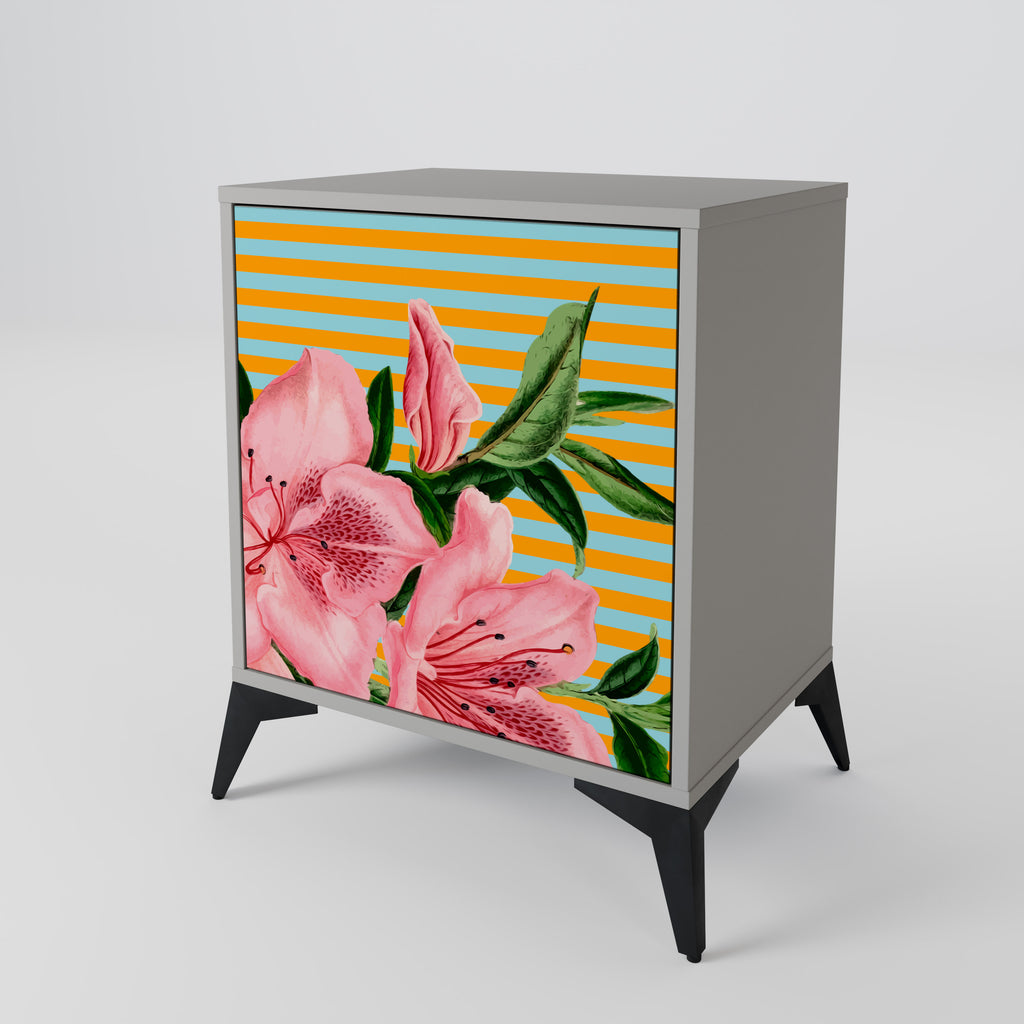 FRAGILE BEAUTY Sideboard mit 1 Tür in Grau