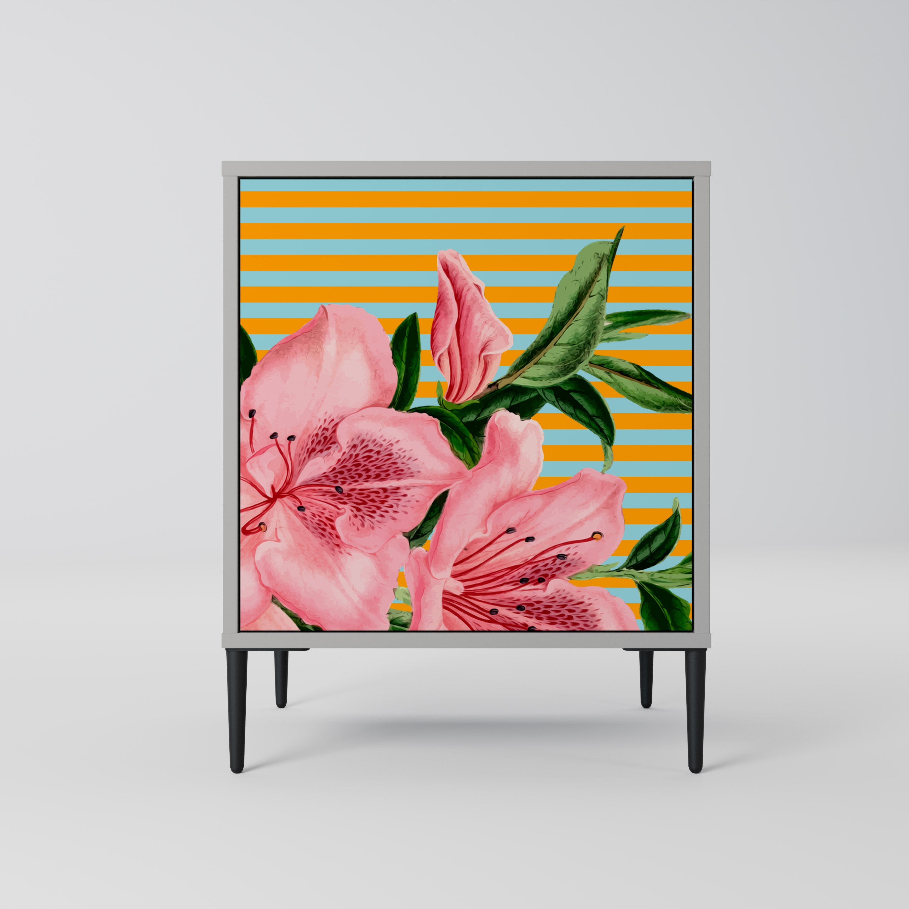 FRAGILE BEAUTY Sideboard mit 1 Tür in Grau