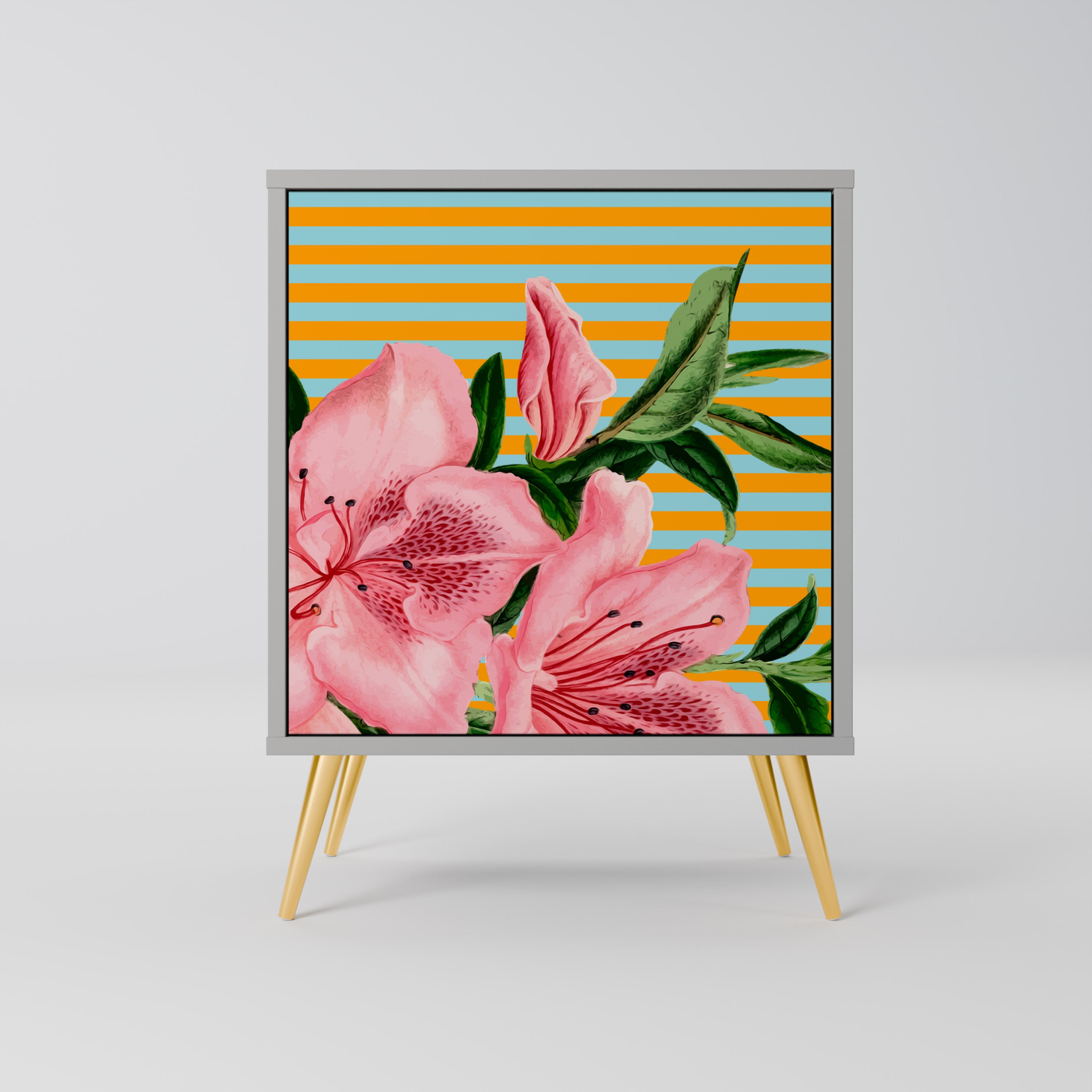 FRAGILE BEAUTY Sideboard mit 1 Tür in Grau