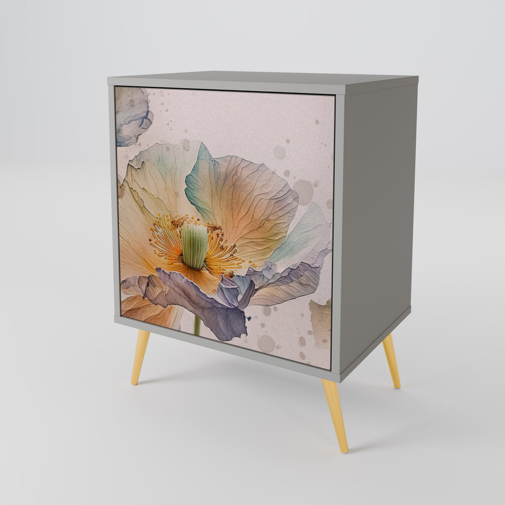 SOFTEN POPPY Sideboard mit 1 Tür in Grau