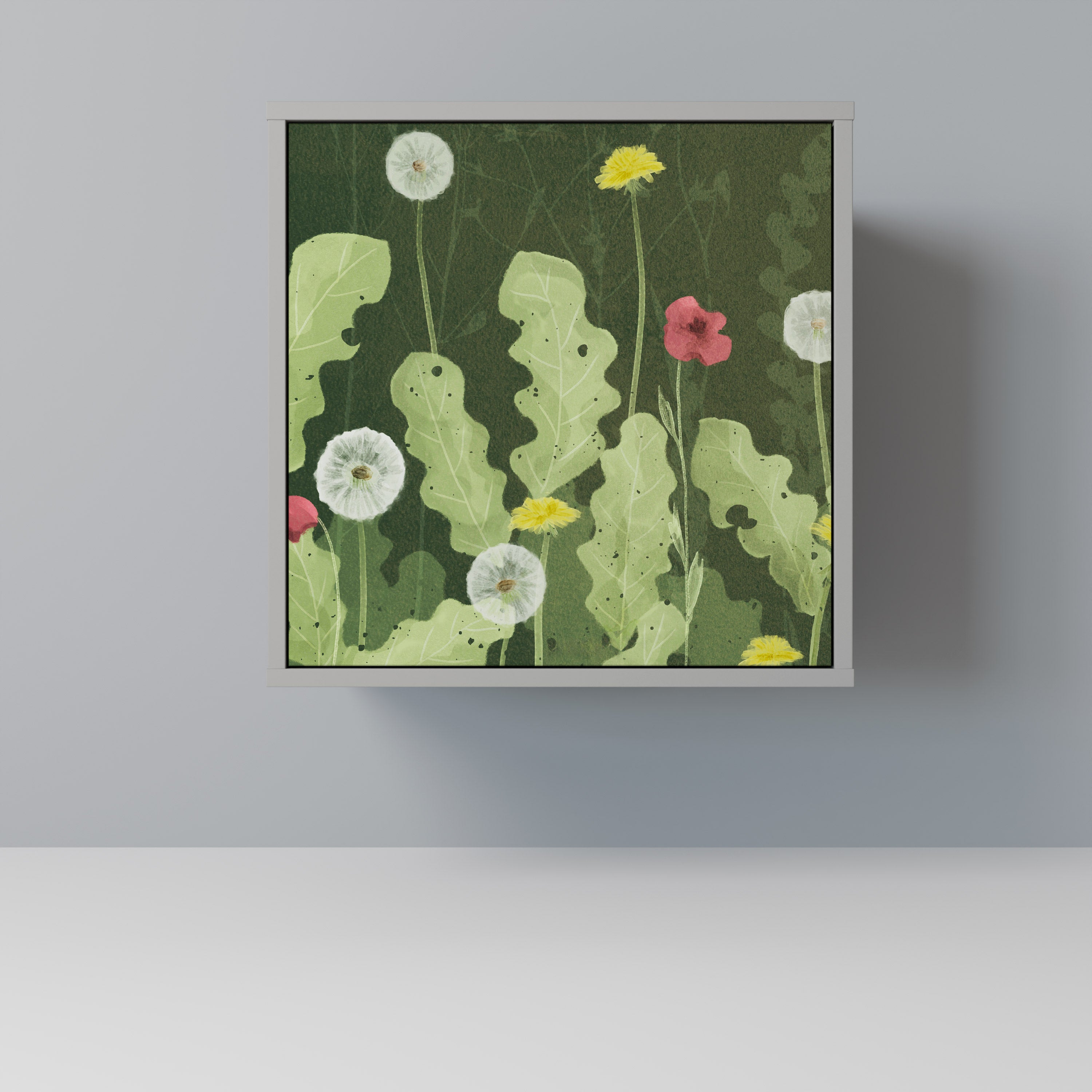 DANDELION AMUSE Sideboard mit 1 Tür in Grau