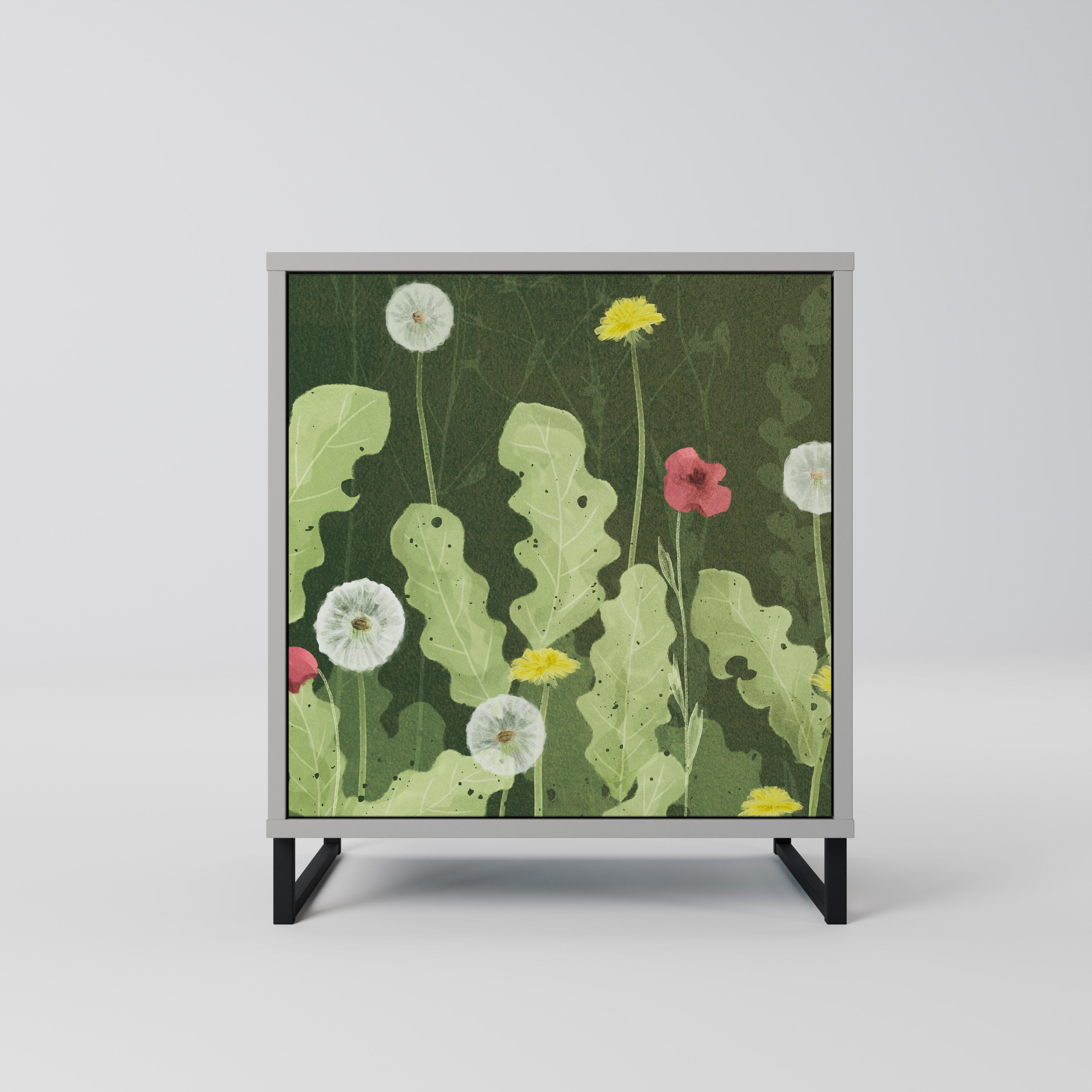 DANDELION AMUSE Sideboard mit 1 Tür in Grau