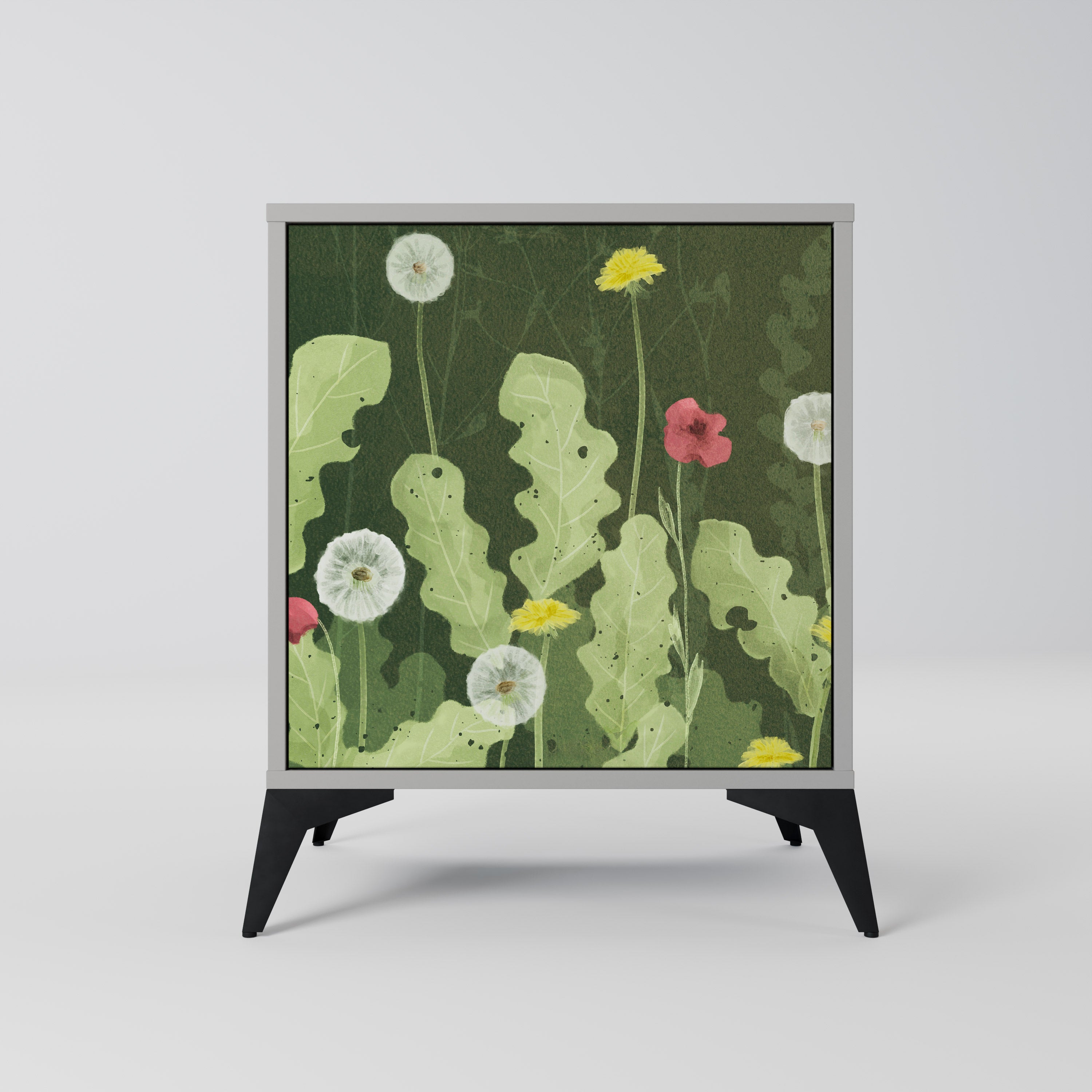 DANDELION AMUSE Sideboard mit 1 Tür in Grau