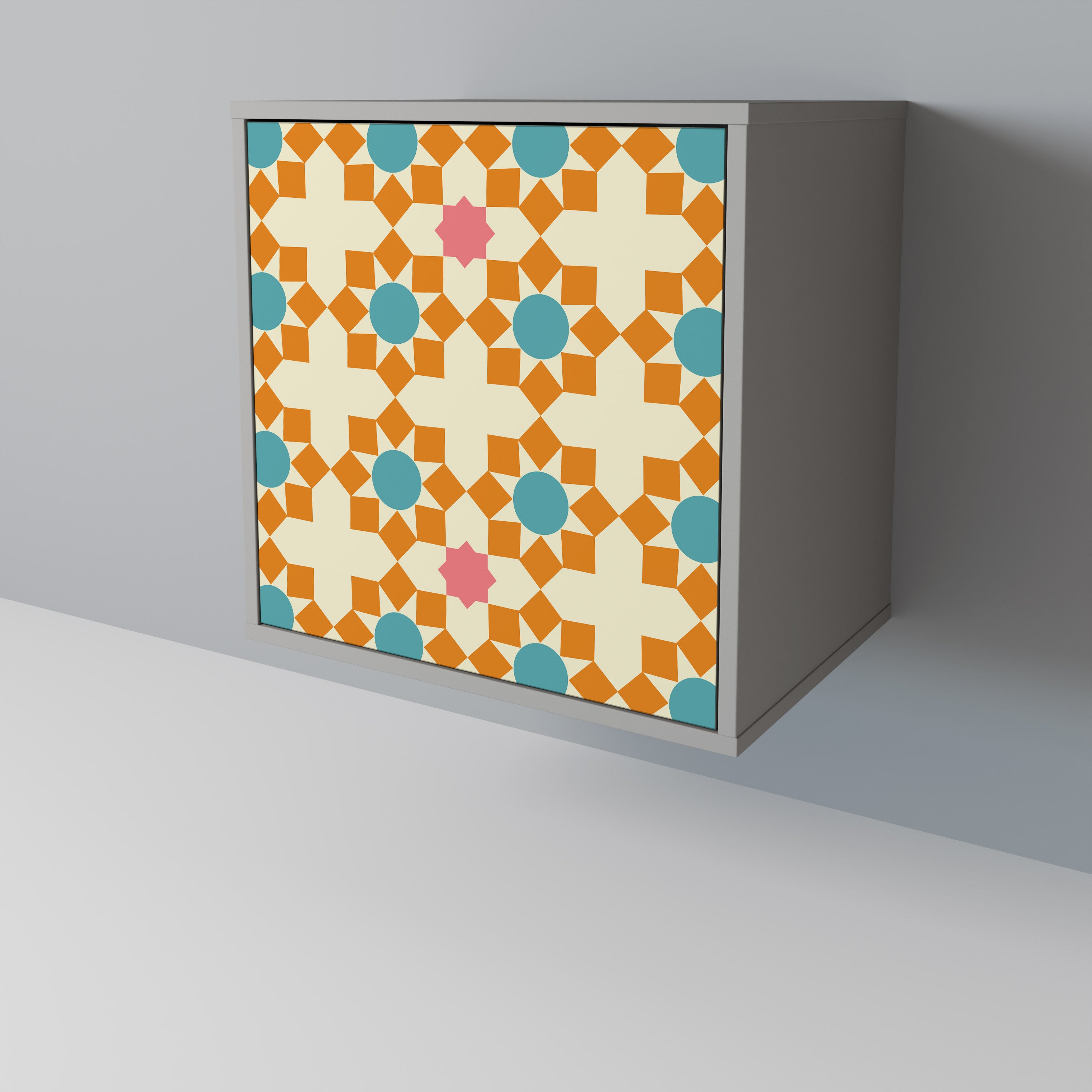 FLORAL DECOR Sideboard mit 1 Tür in Grau