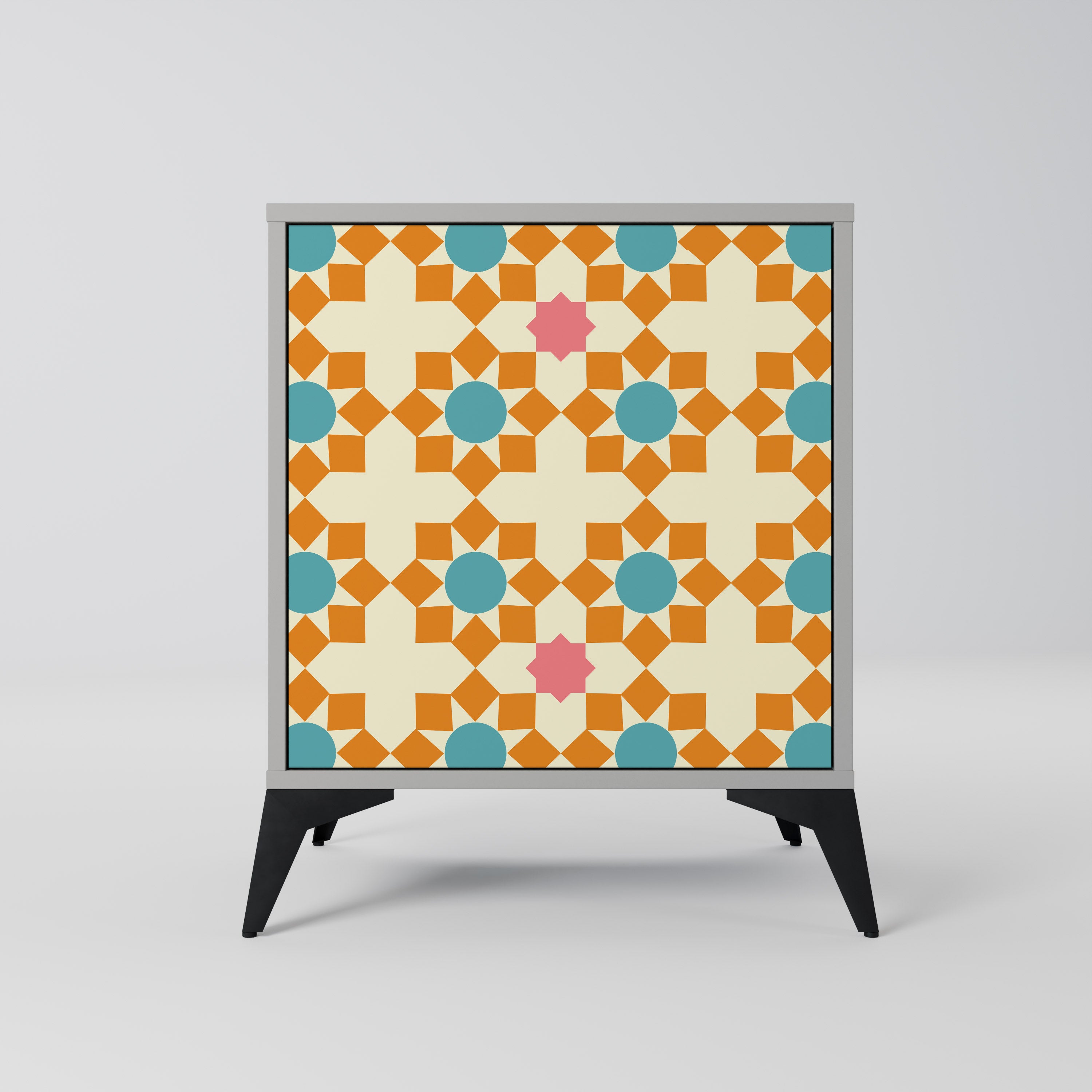 FLORAL DECOR Sideboard mit 1 Tür in Grau