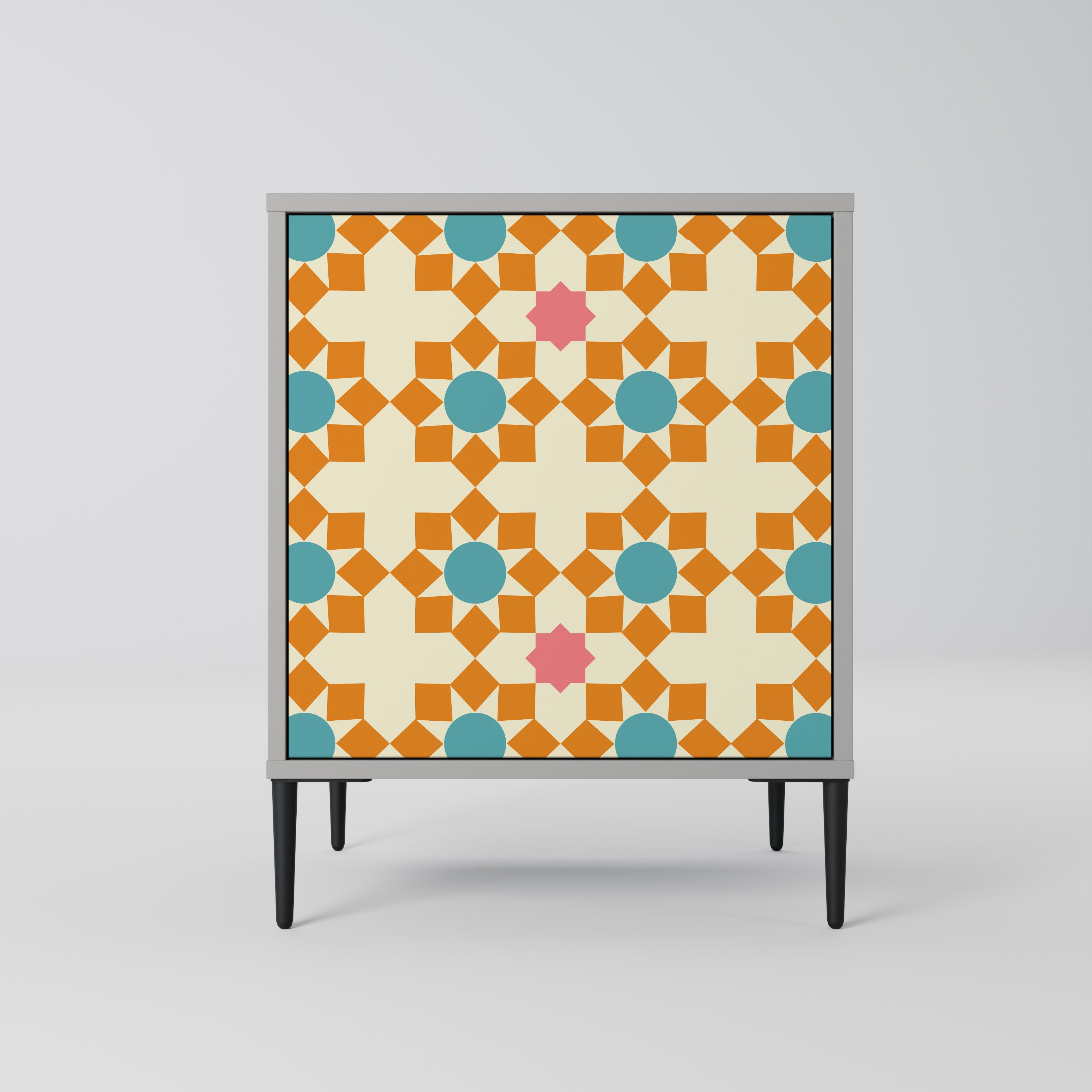 FLORAL DECOR Sideboard mit 1 Tür in Grau