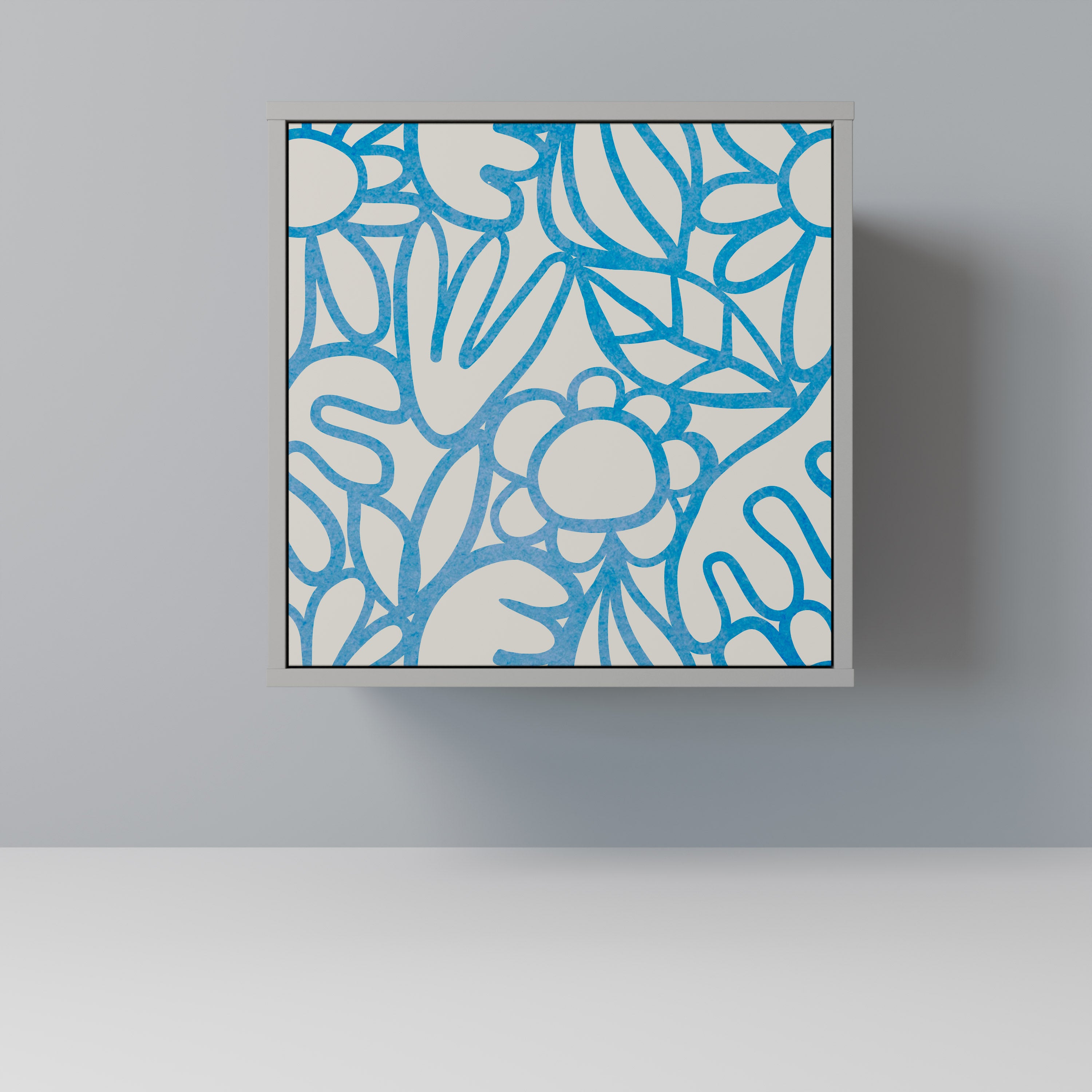 BLOOMY MORNING Sideboard mit 1 Tür in Grau