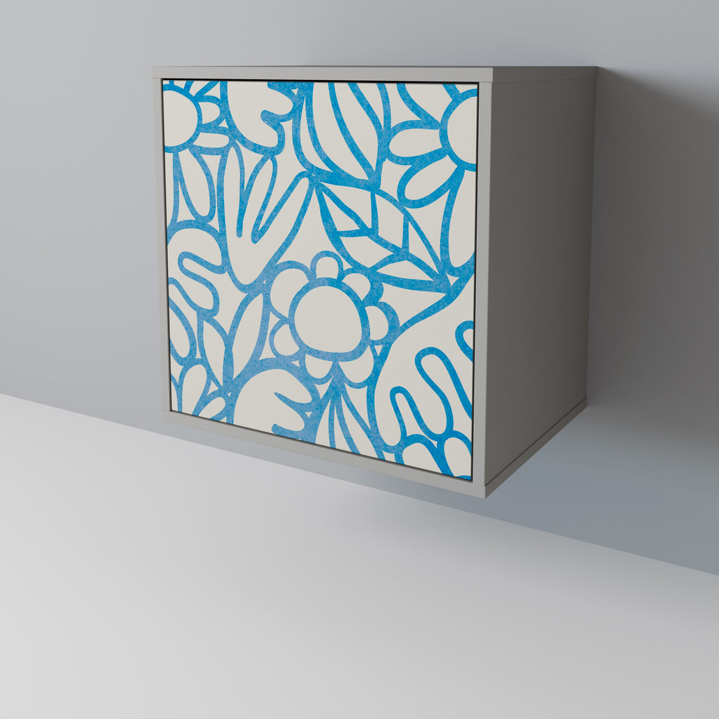 BLOOMY MORNING Sideboard mit 1 Tür in Grau