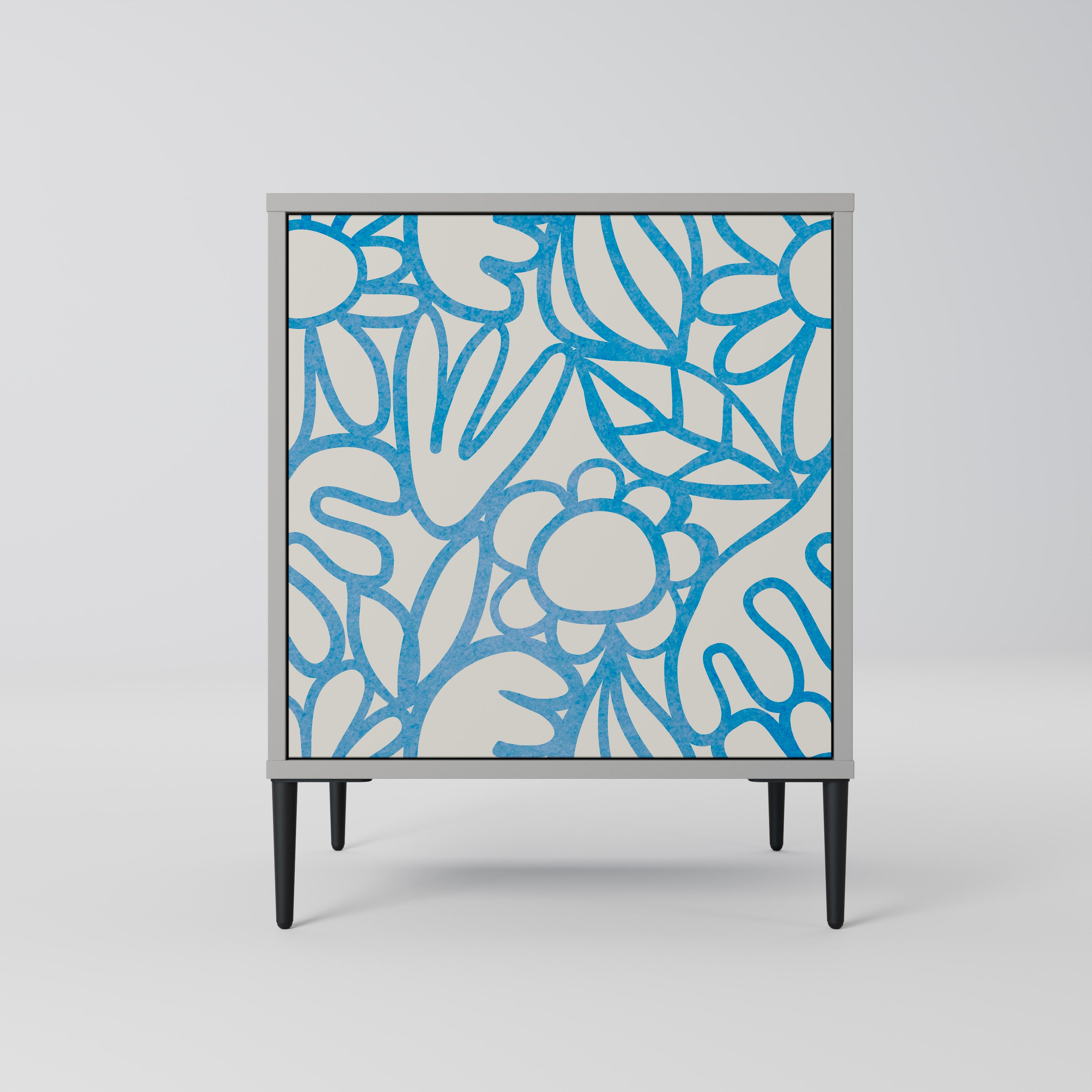 BLOOMY MORNING Sideboard mit 1 Tür in Grau