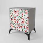FLOWERS AND STRAWBERRIES Sideboard mit 1 Tür in Grau