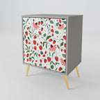 FLOWERS AND STRAWBERRIES Sideboard mit 1 Tür in Grau