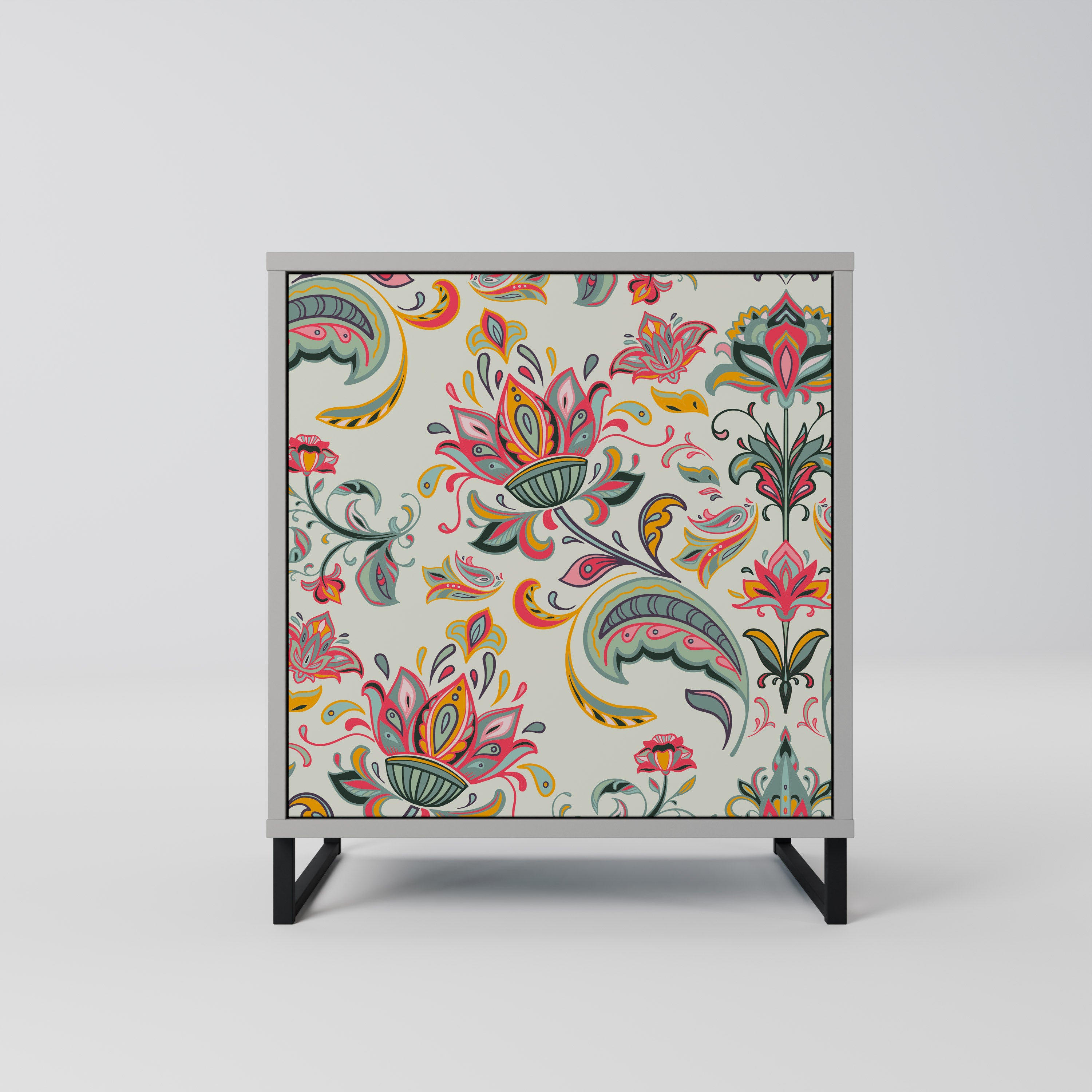 ORGANIC FOLKLORE Sideboard mit 1 Tür in Grau