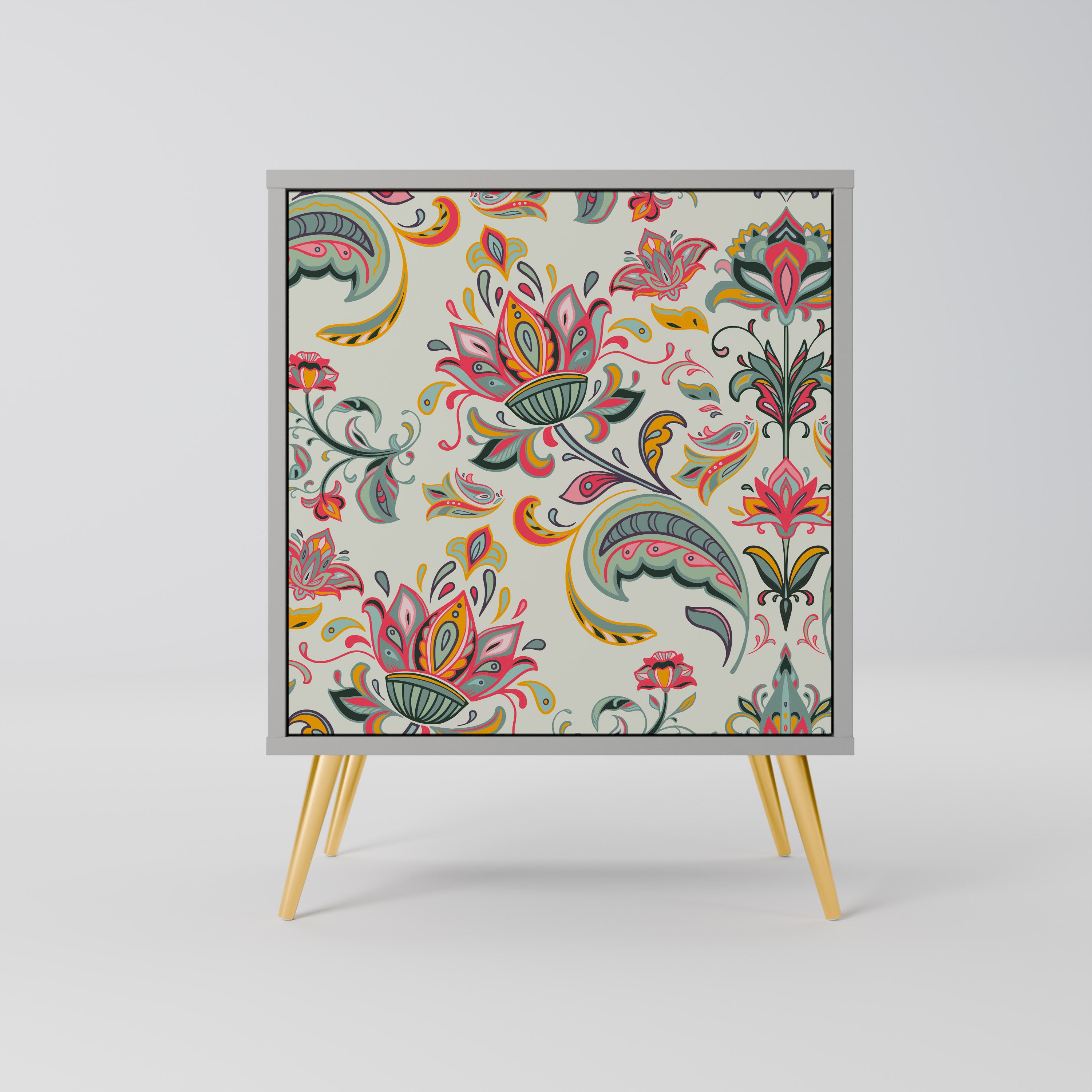 ORGANIC FOLKLORE Sideboard mit 1 Tür in Grau