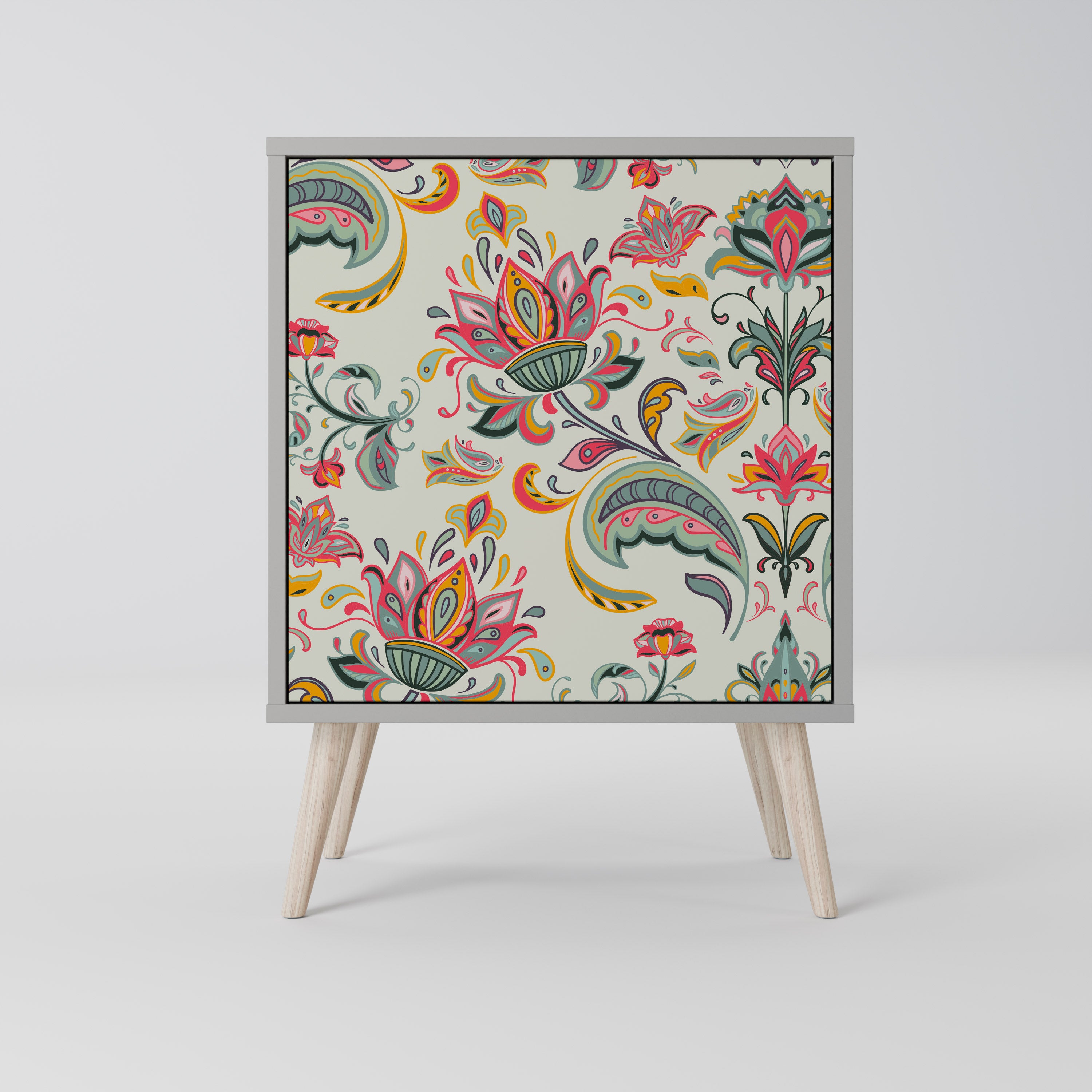 ORGANIC FOLKLORE Sideboard mit 1 Tür in Grau