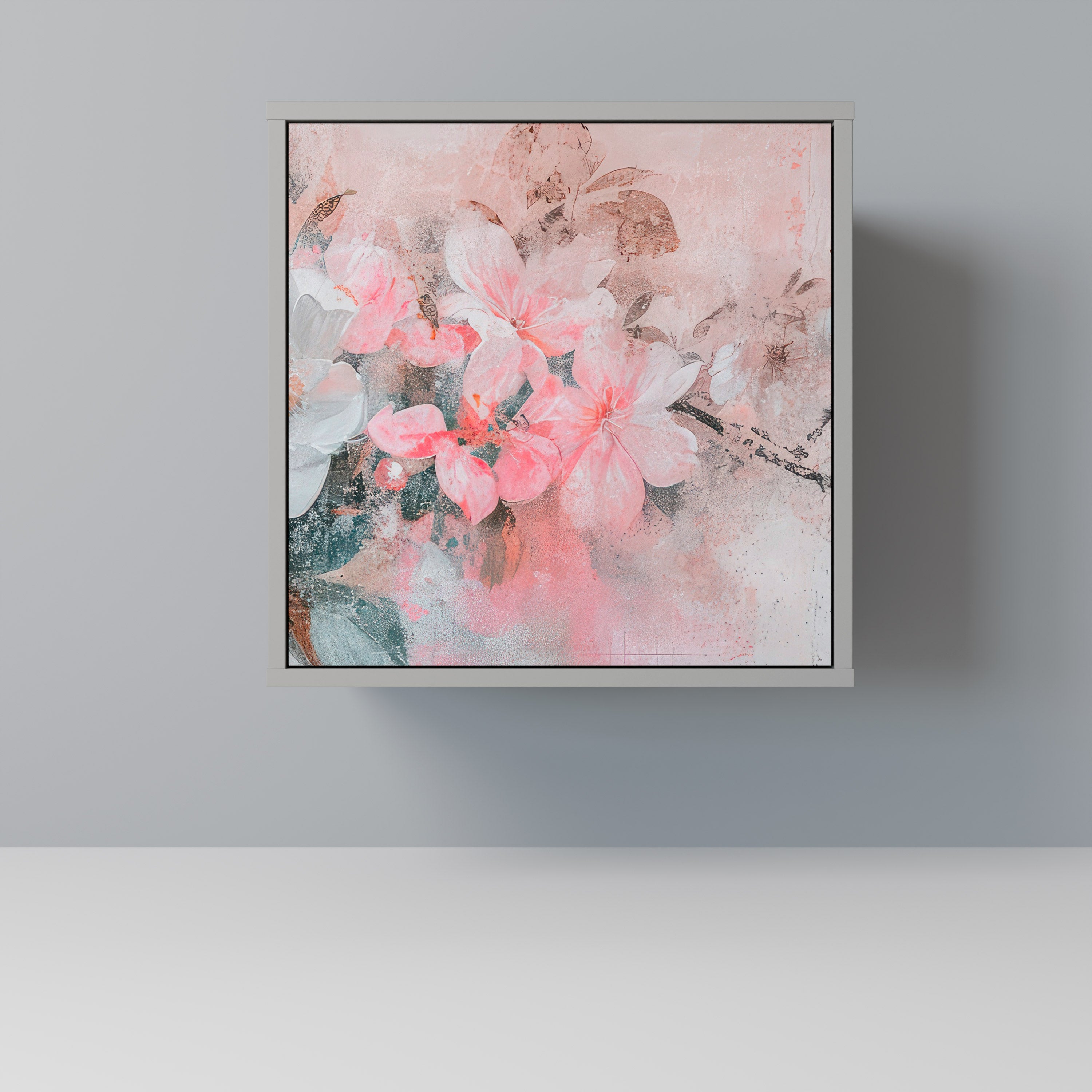 CHERRY BLOSSOM Sideboard mit 1 Tür in Grau