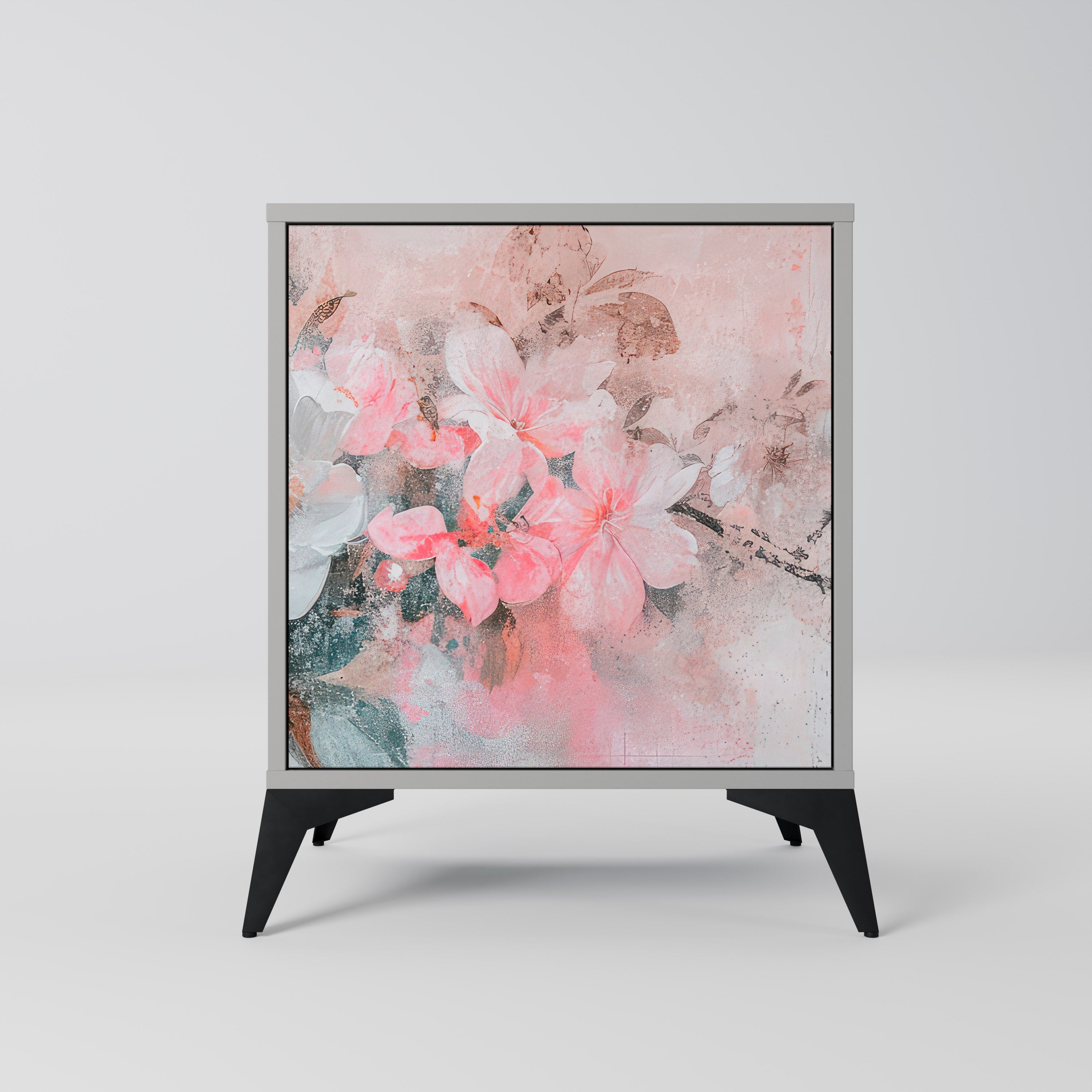CHERRY BLOSSOM Sideboard mit 1 Tür in Grau