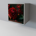 DAHLIAS AND POMEGRANATES Sideboard mit 1 Tür in Grau