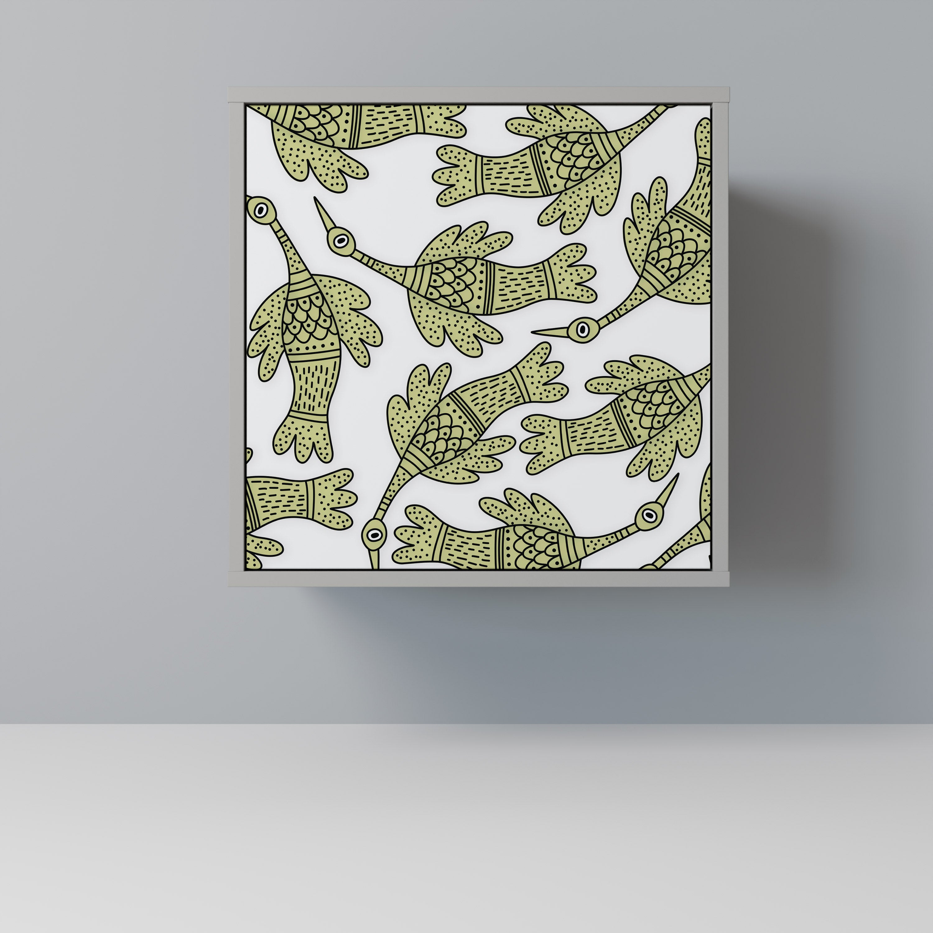 SEEDLING SONGBIRD Sideboard mit 1 Tür in Grau