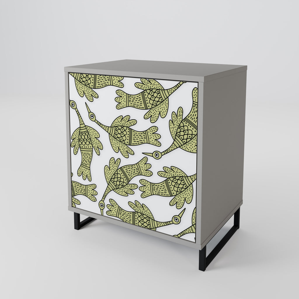 SEEDLING SONGBIRD Sideboard mit 1 Tür in Grau