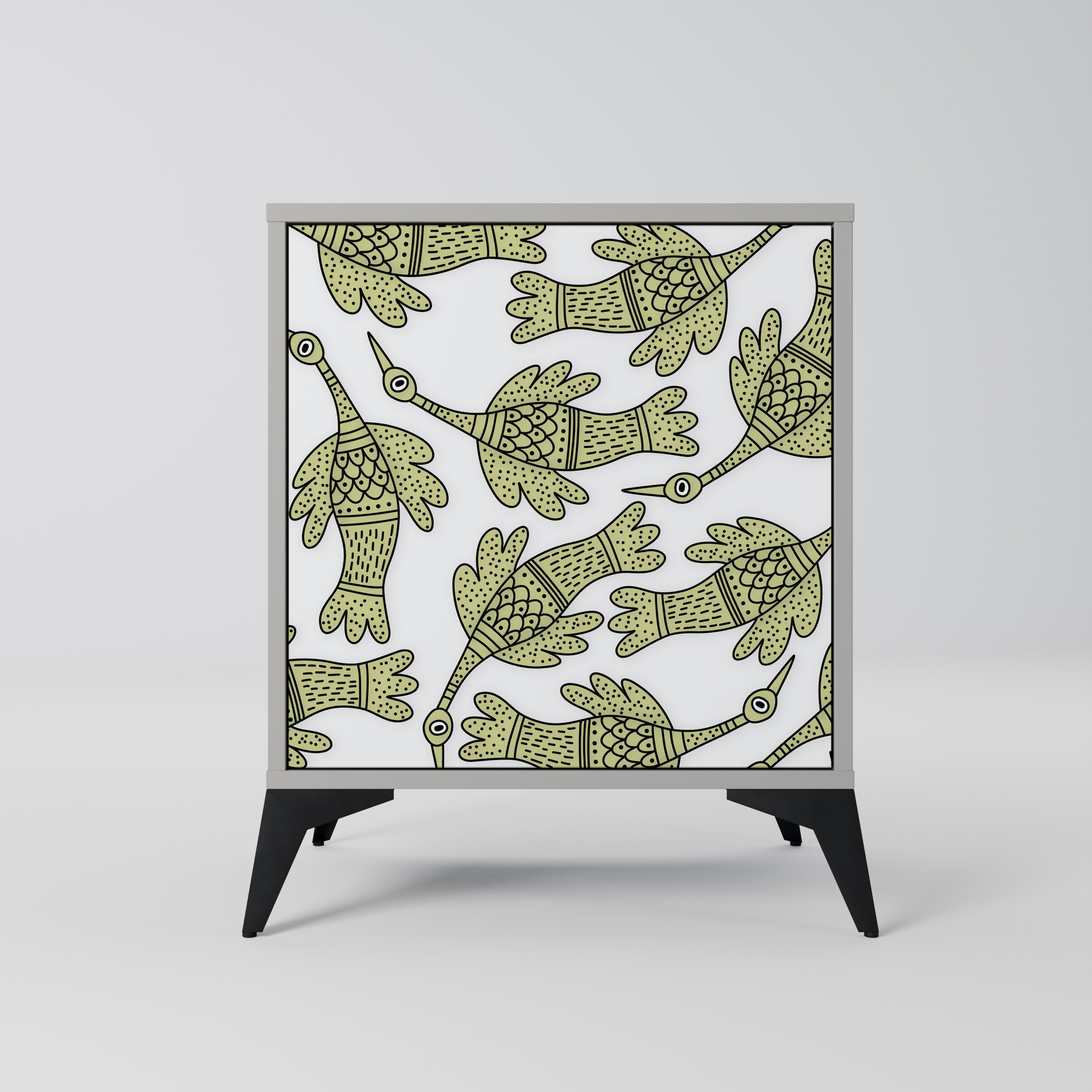 SEEDLING SONGBIRD Sideboard mit 1 Tür in Grau