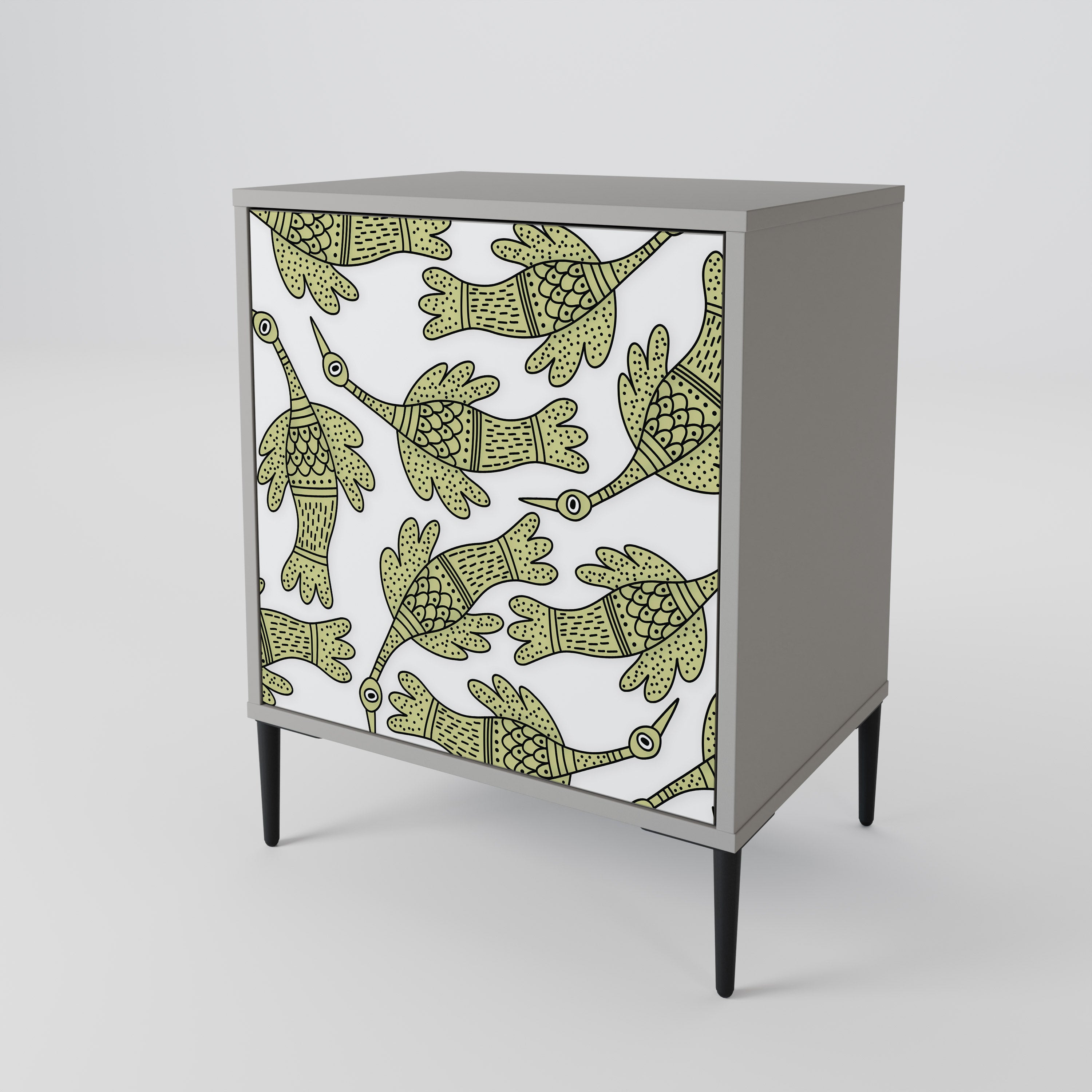 SEEDLING SONGBIRD Sideboard mit 1 Tür in Grau